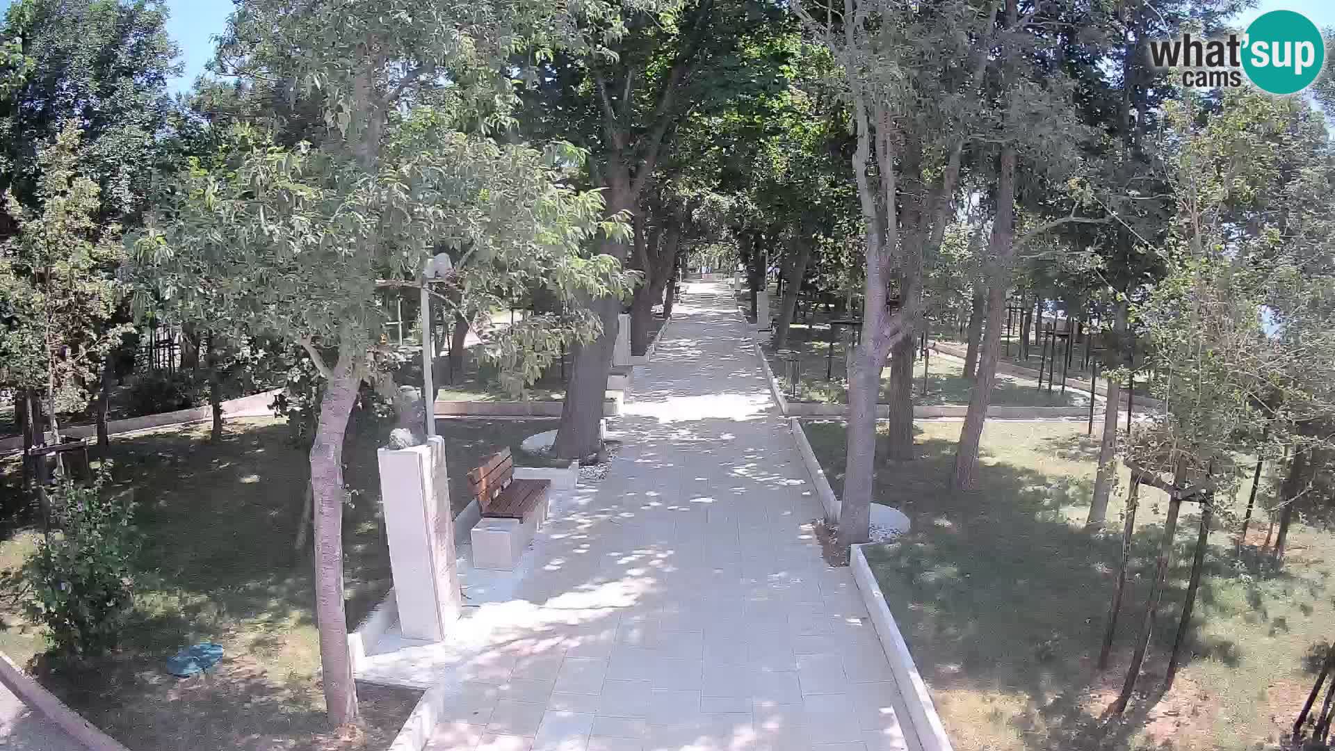 Writers’ Park Webcam Senj – Live by the Sea