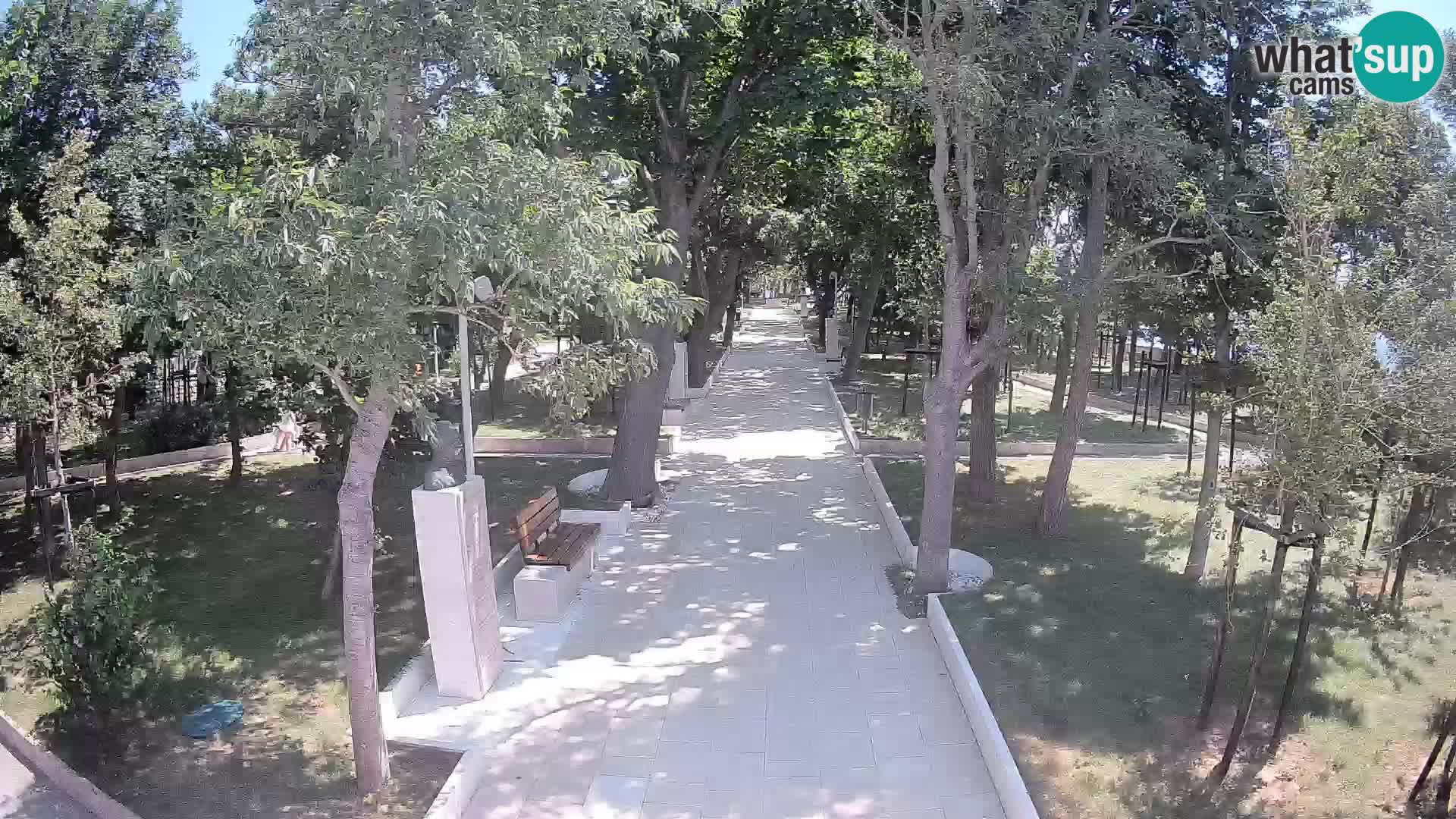 Writers’ Park Webcam Senj – Live by the Sea