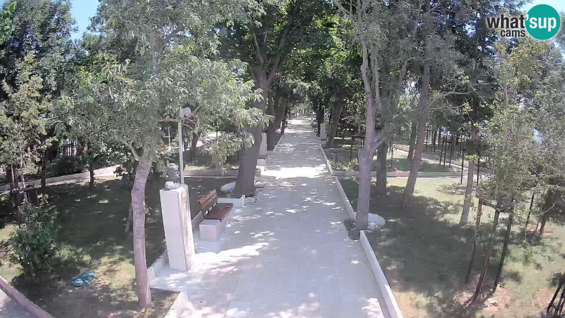 Writers’ Park Webcam Senj – Live by the Sea