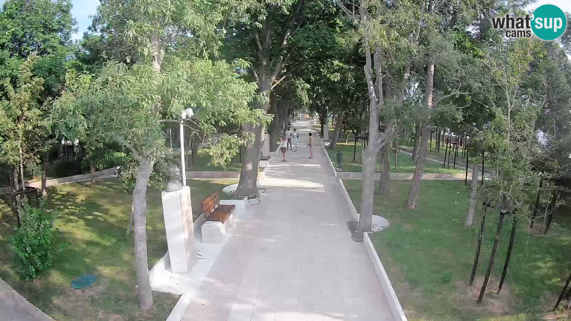 Writers’ Park Webcam Senj – Live by the Sea