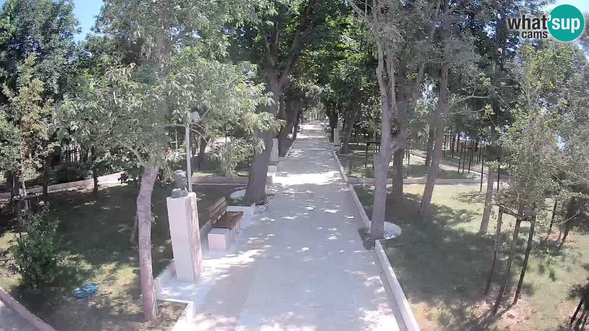 Webcam Schriftstellerpark Senj – Live am Meer