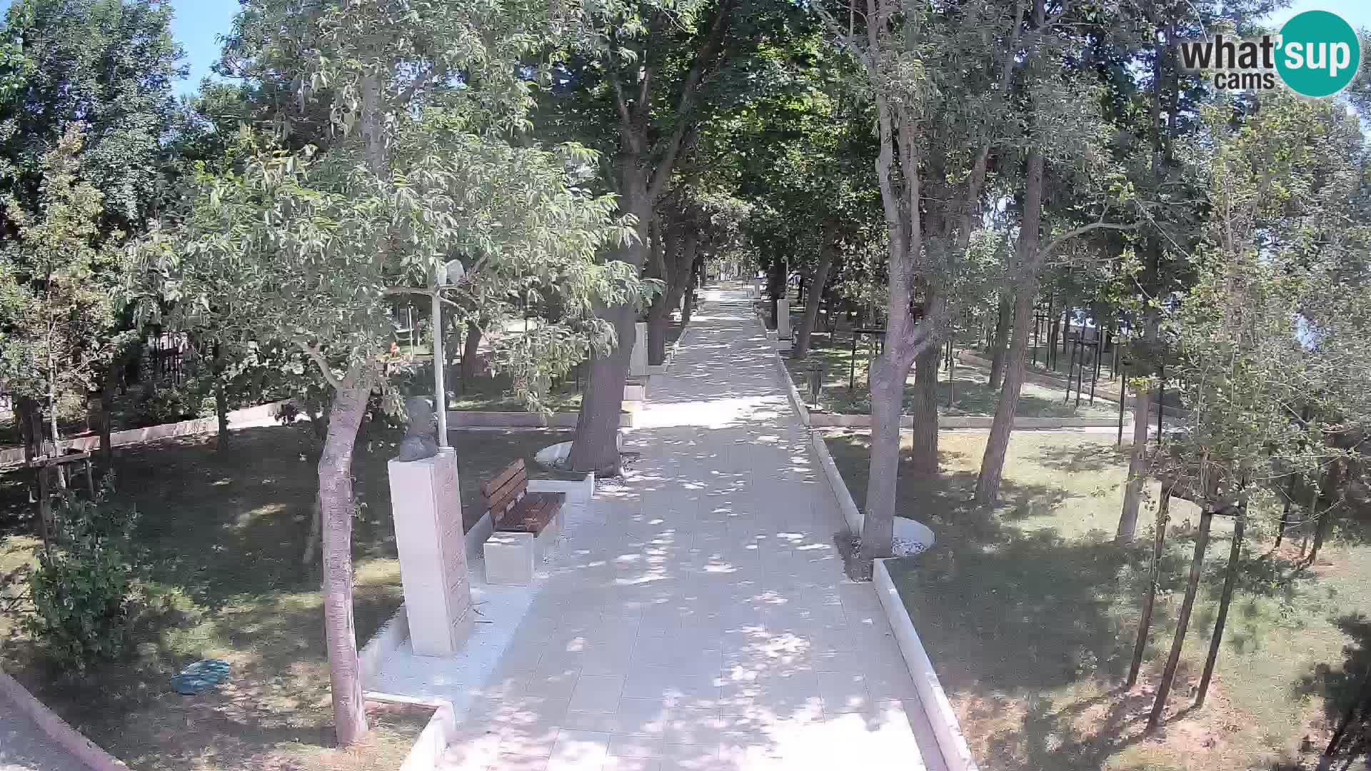Writers’ Park Webcam Senj – Live by the Sea
