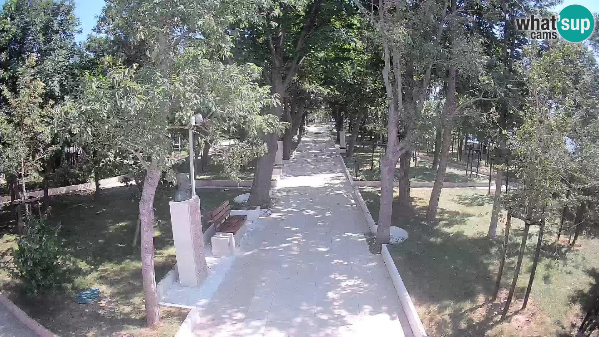 Writers’ Park Webcam Senj – Live by the Sea