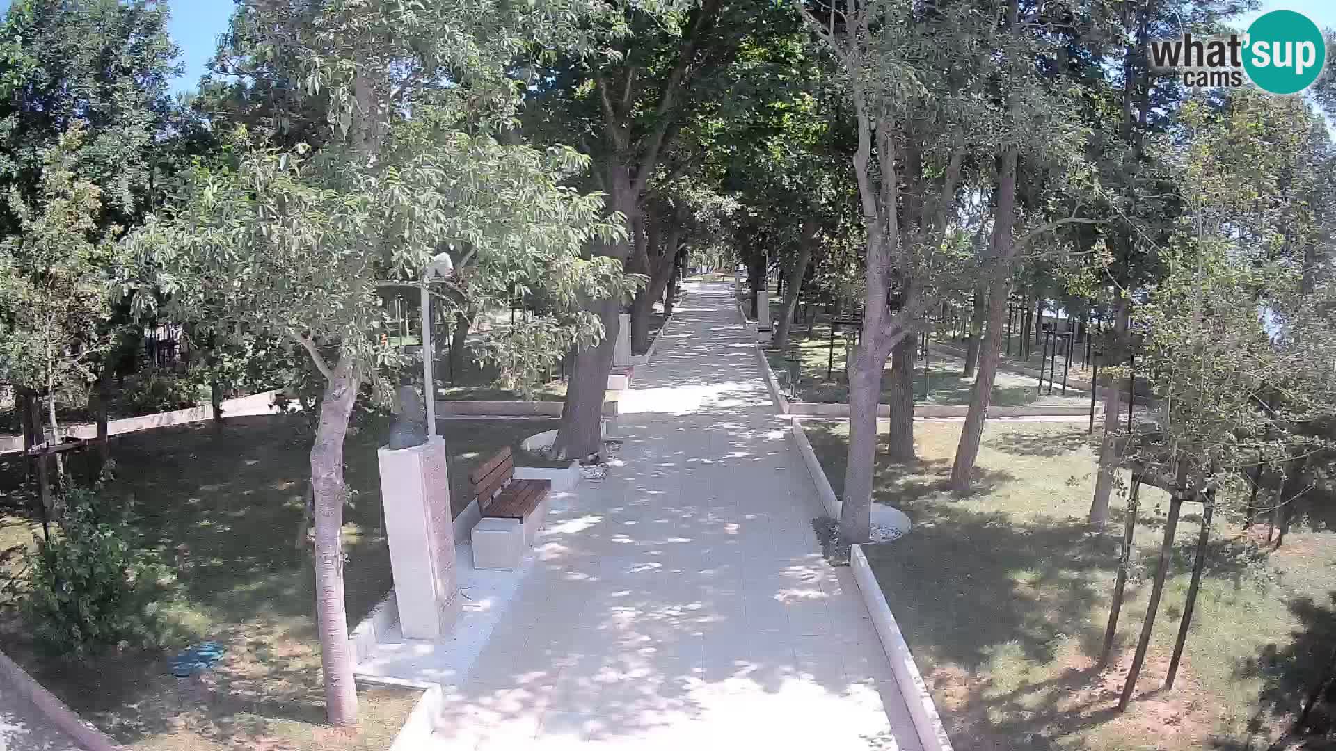 Writers’ Park Webcam Senj – Live by the Sea