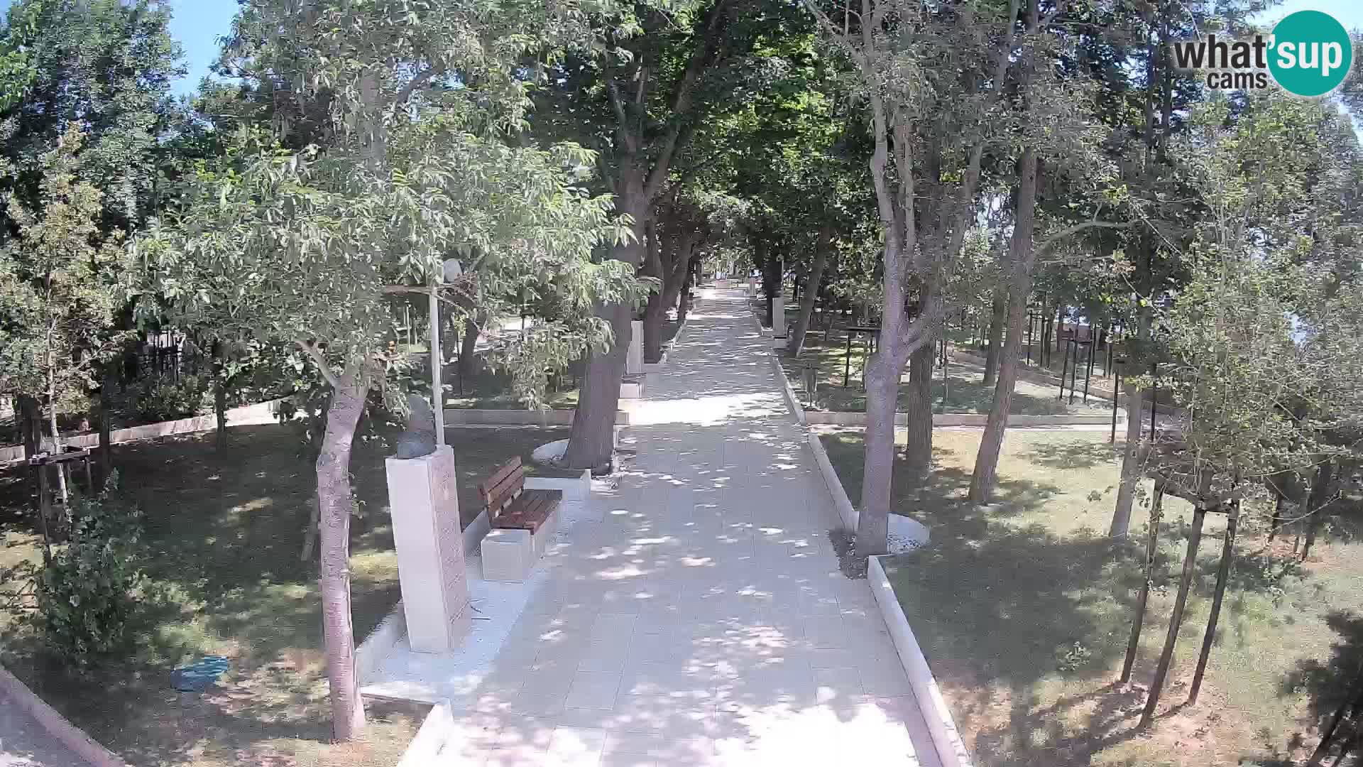 Writers’ Park Webcam Senj – Live by the Sea