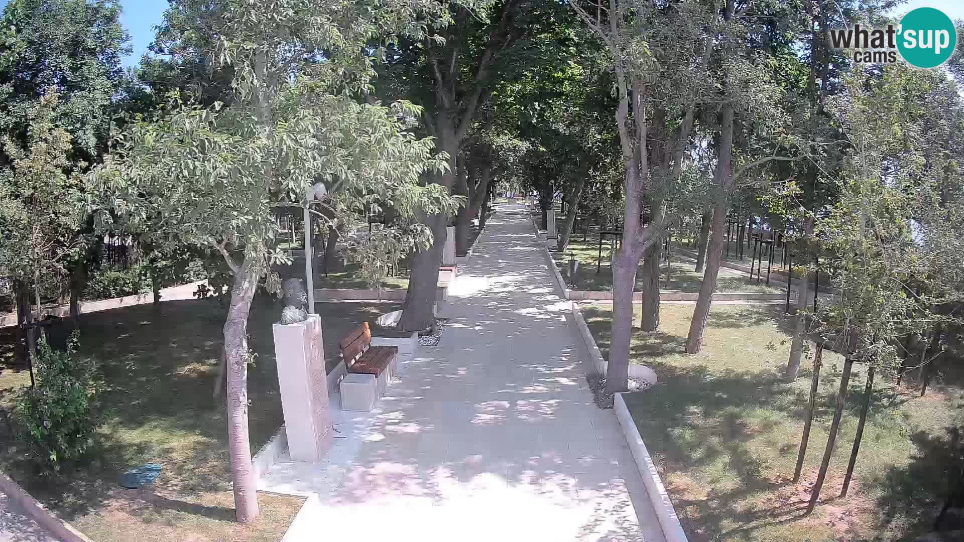 Writers’ Park Webcam Senj – Live by the Sea