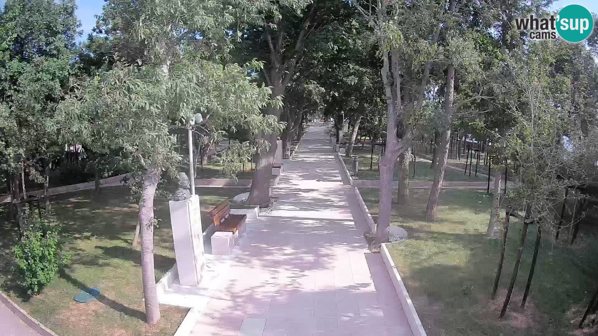 Writers’ Park Webcam Senj – Live by the Sea