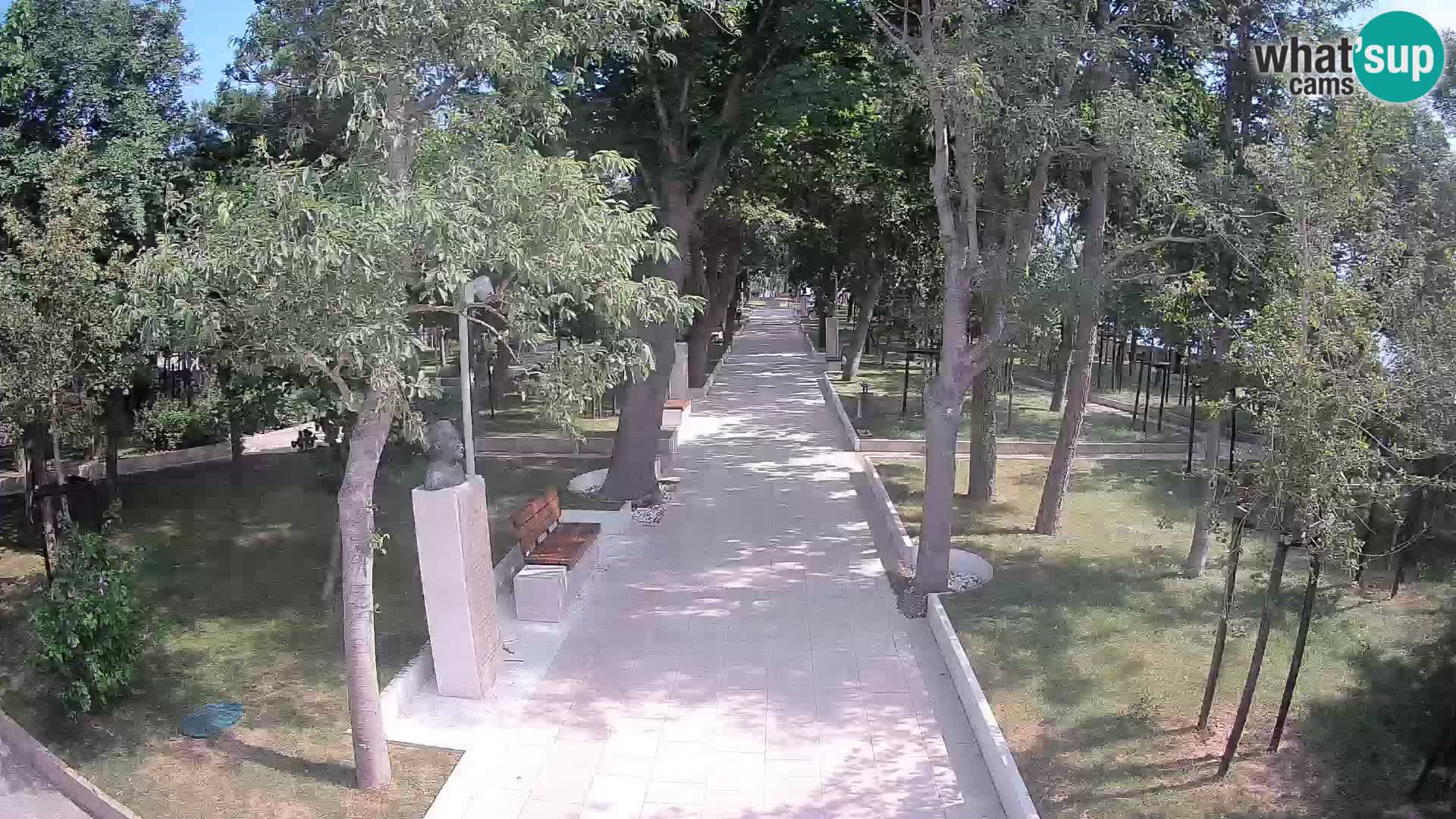 Writers’ Park Webcam Senj – Live by the Sea