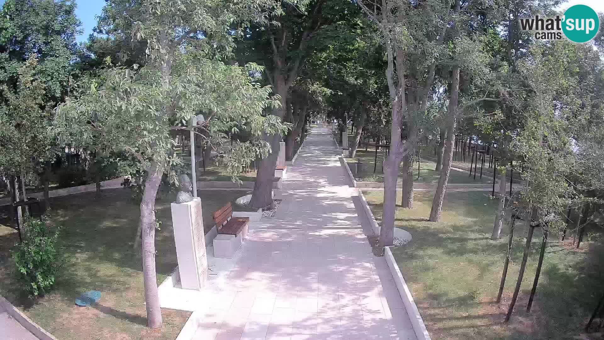 Writers’ Park Webcam Senj – Live by the Sea