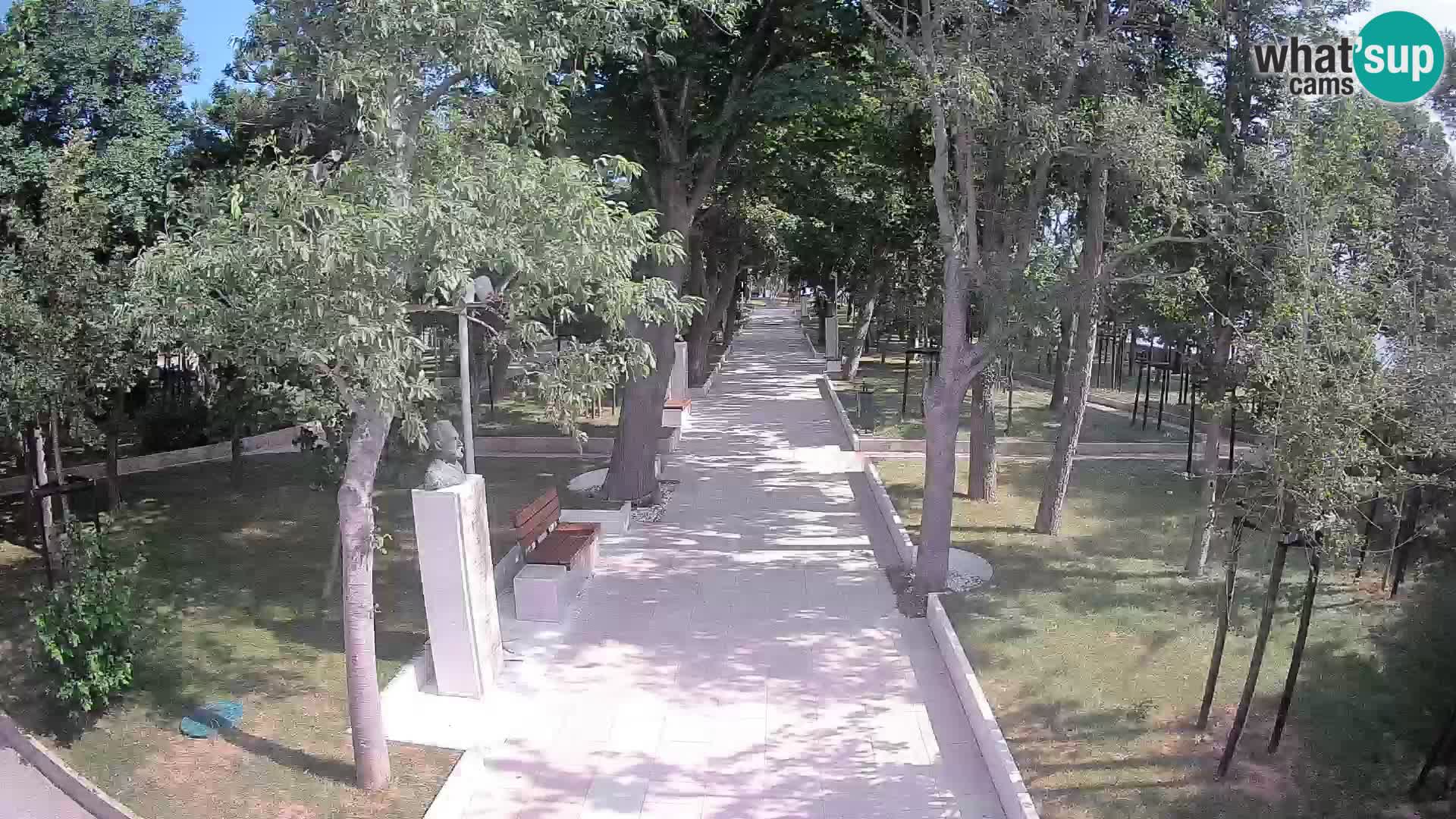 Writers’ Park Webcam Senj – Live by the Sea