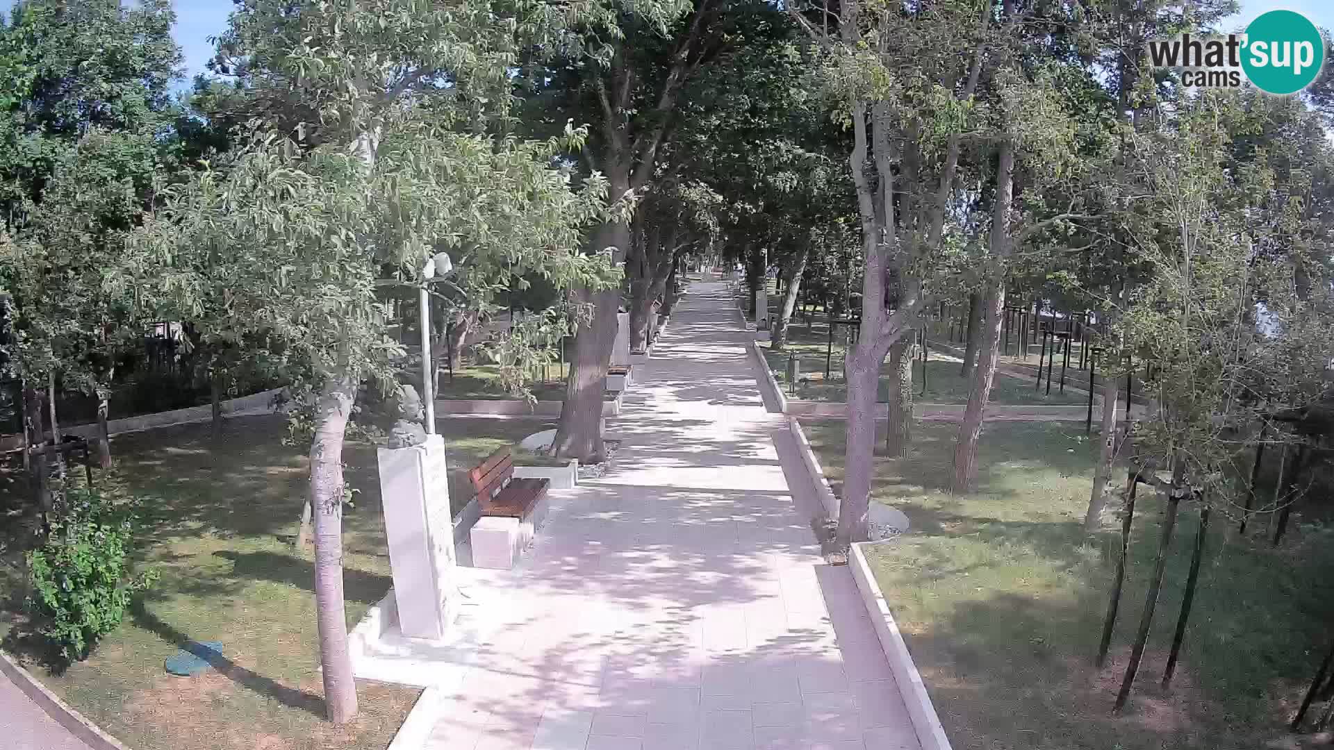 Writers’ Park Webcam Senj – Live by the Sea