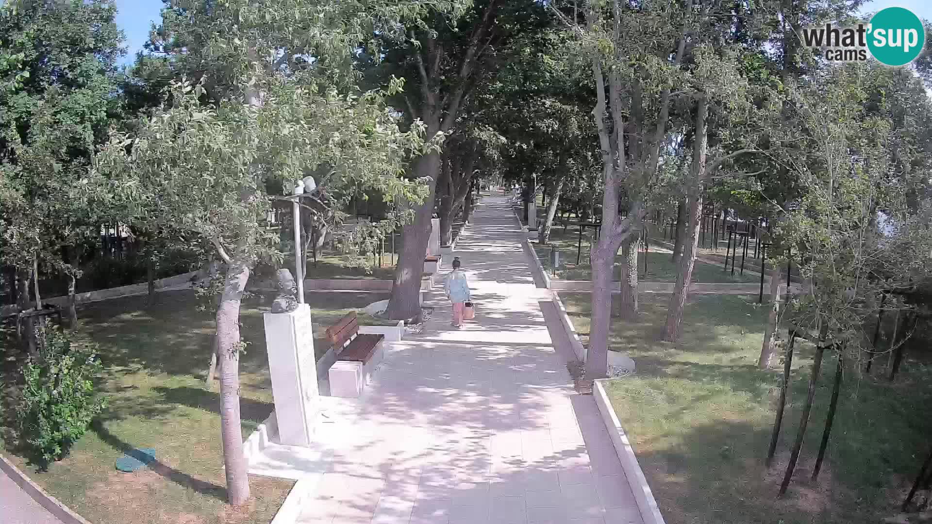 Writers’ Park Webcam Senj – Live by the Sea