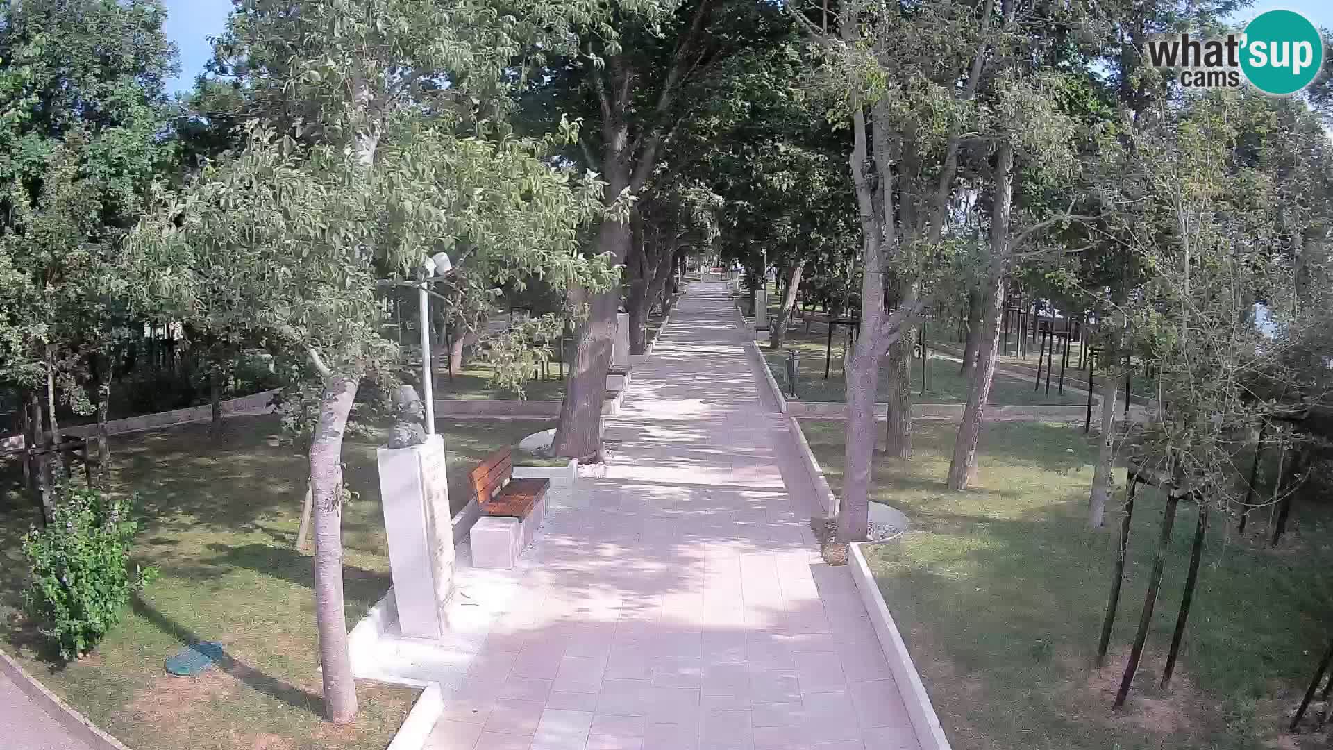 Writers’ Park Webcam Senj – Live by the Sea