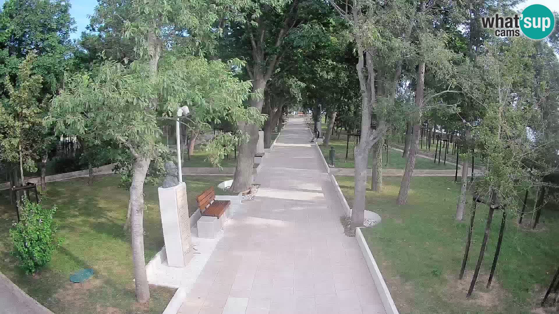 Webcam Schriftstellerpark Senj – Live am Meer