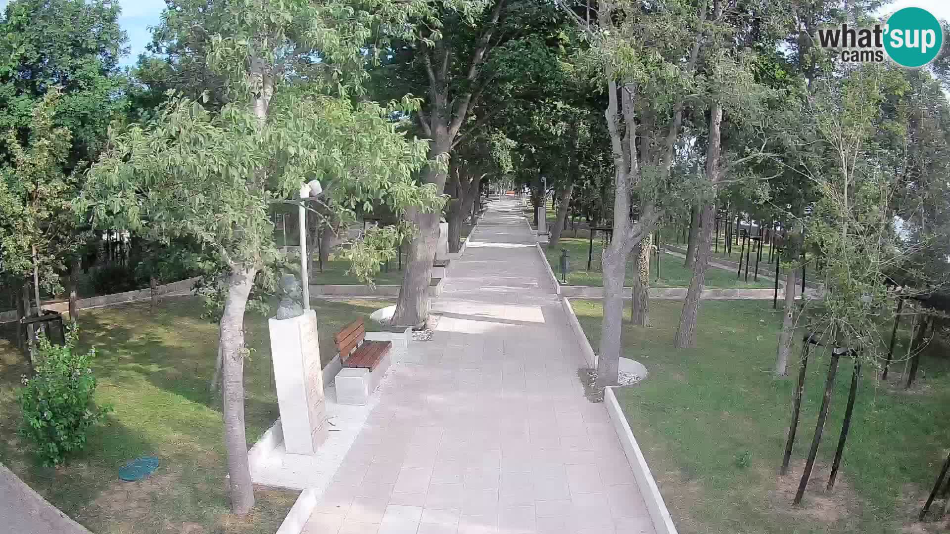 Writers’ Park Webcam Senj – Live by the Sea