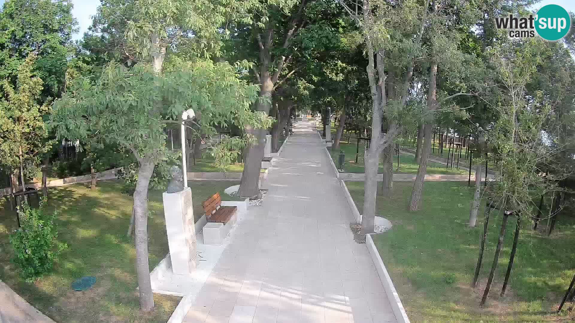 Writers’ Park Webcam Senj – Live by the Sea