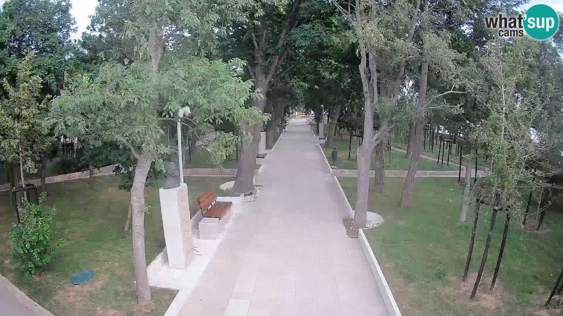 Webcam Schriftstellerpark Senj – Live am Meer
