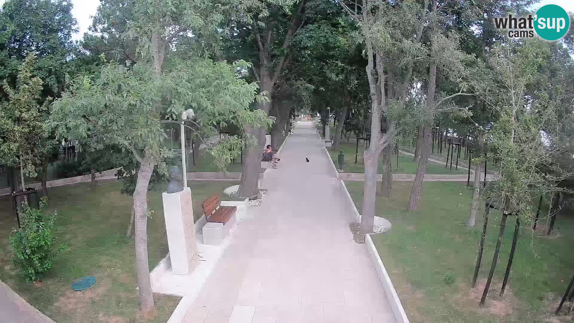 Writers’ Park Webcam Senj – Live by the Sea