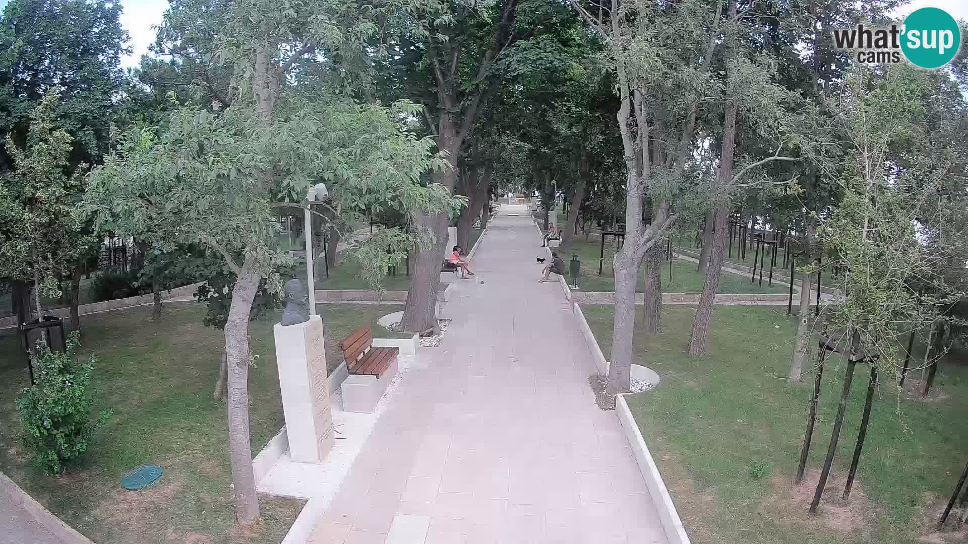 Writers’ Park Webcam Senj – Live by the Sea
