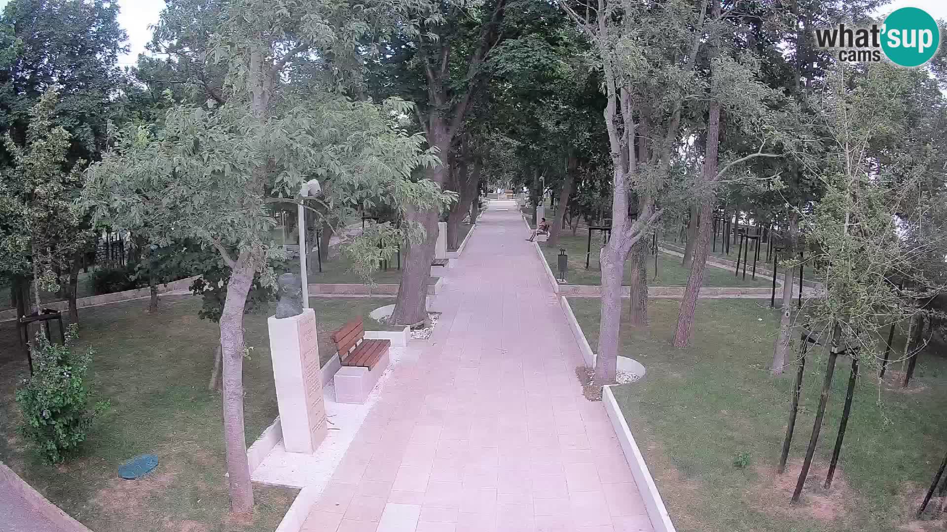 Writers’ Park Webcam Senj – Live by the Sea
