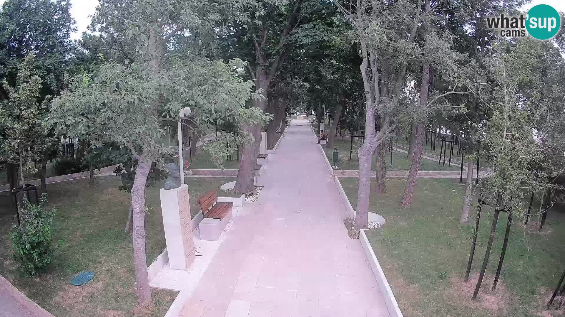 Writers’ Park Webcam Senj – Live by the Sea