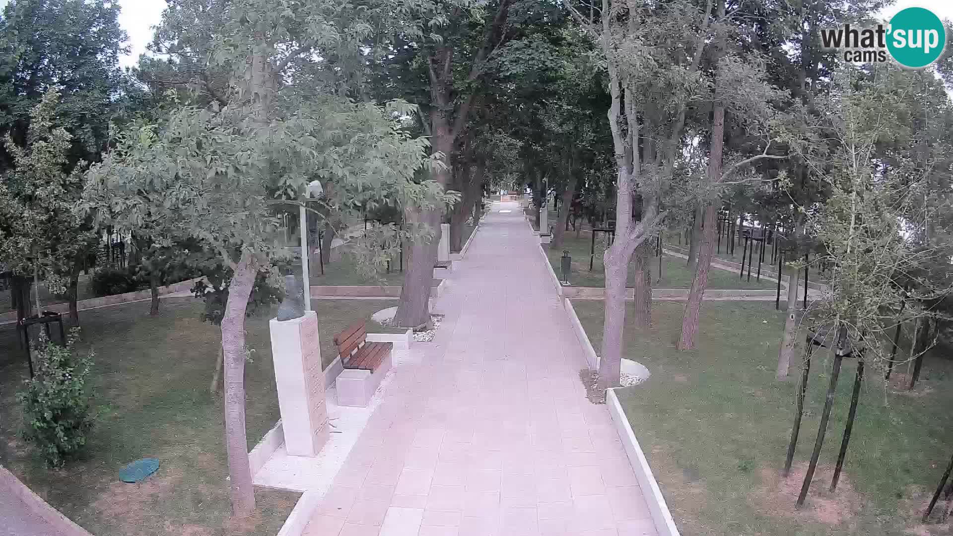 Webcam Schriftstellerpark Senj – Live am Meer