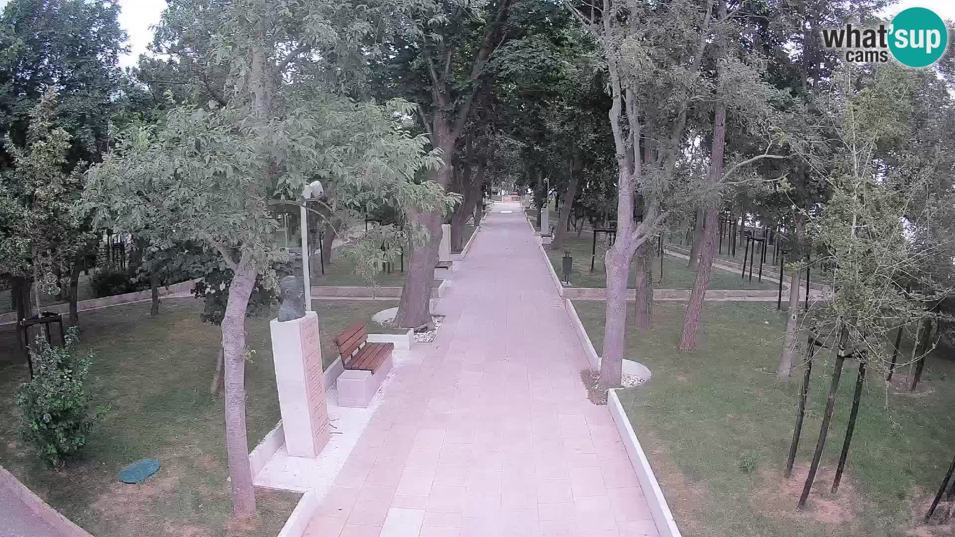 Webcam Schriftstellerpark Senj – Live am Meer