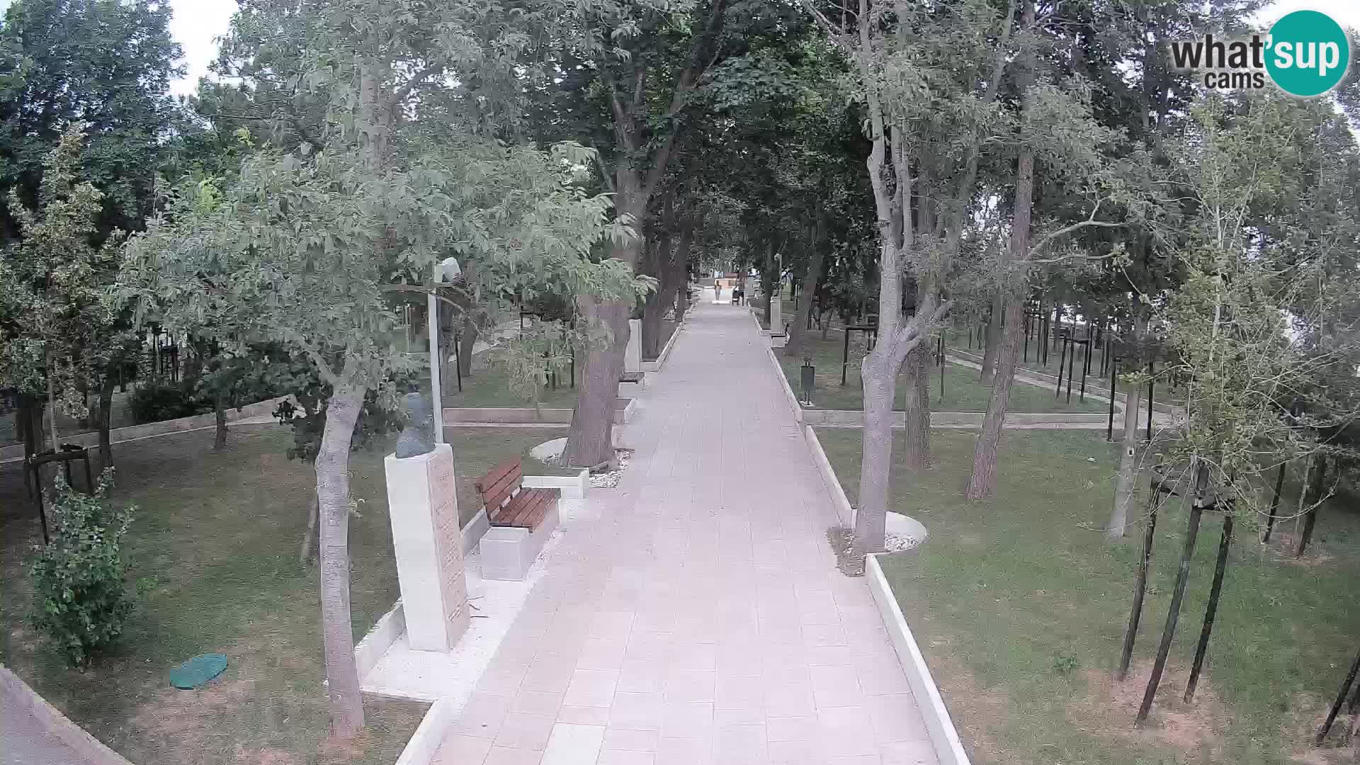 Writers’ Park Webcam Senj – Live by the Sea