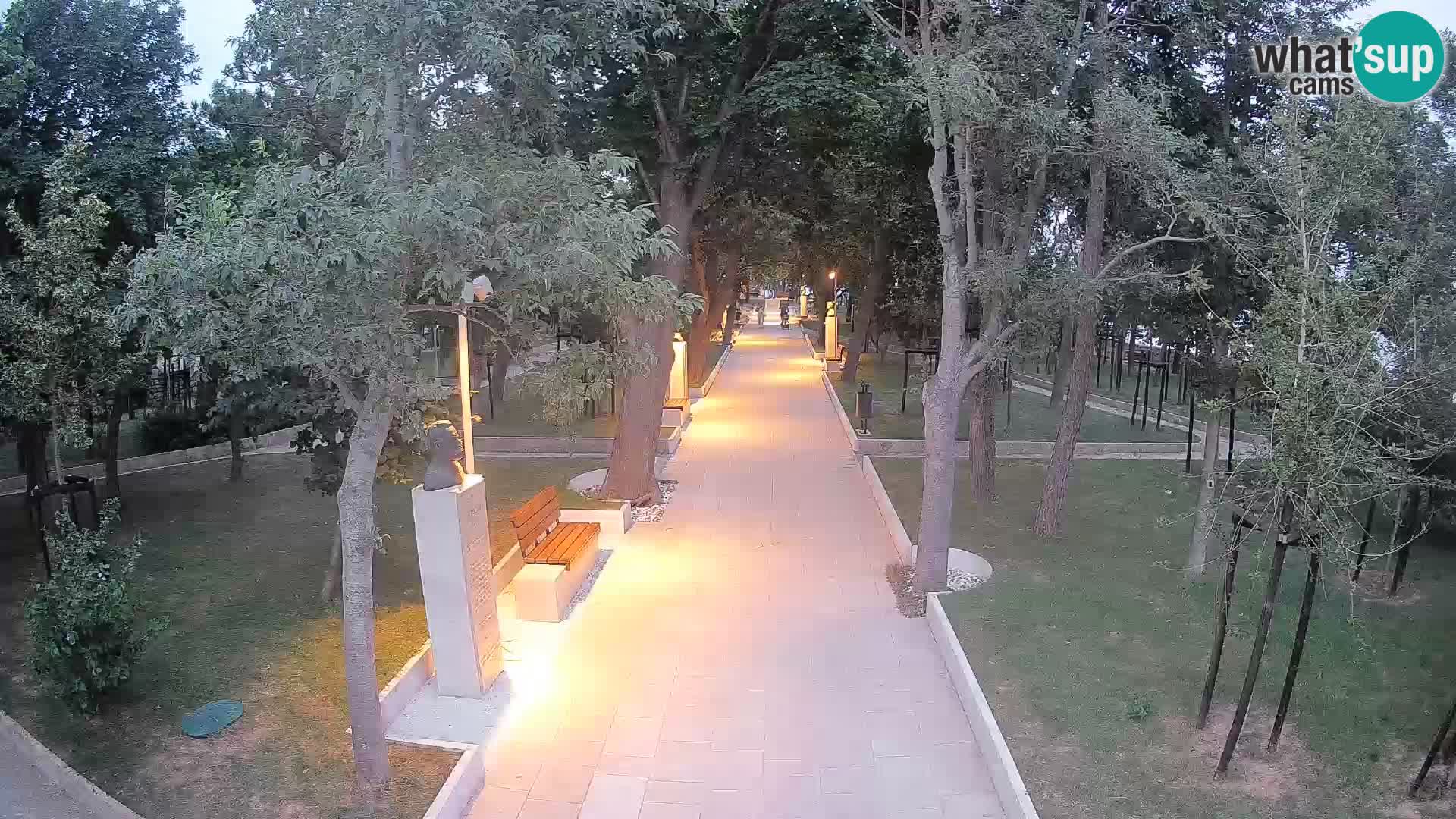 Webcam Schriftstellerpark Senj – Live am Meer