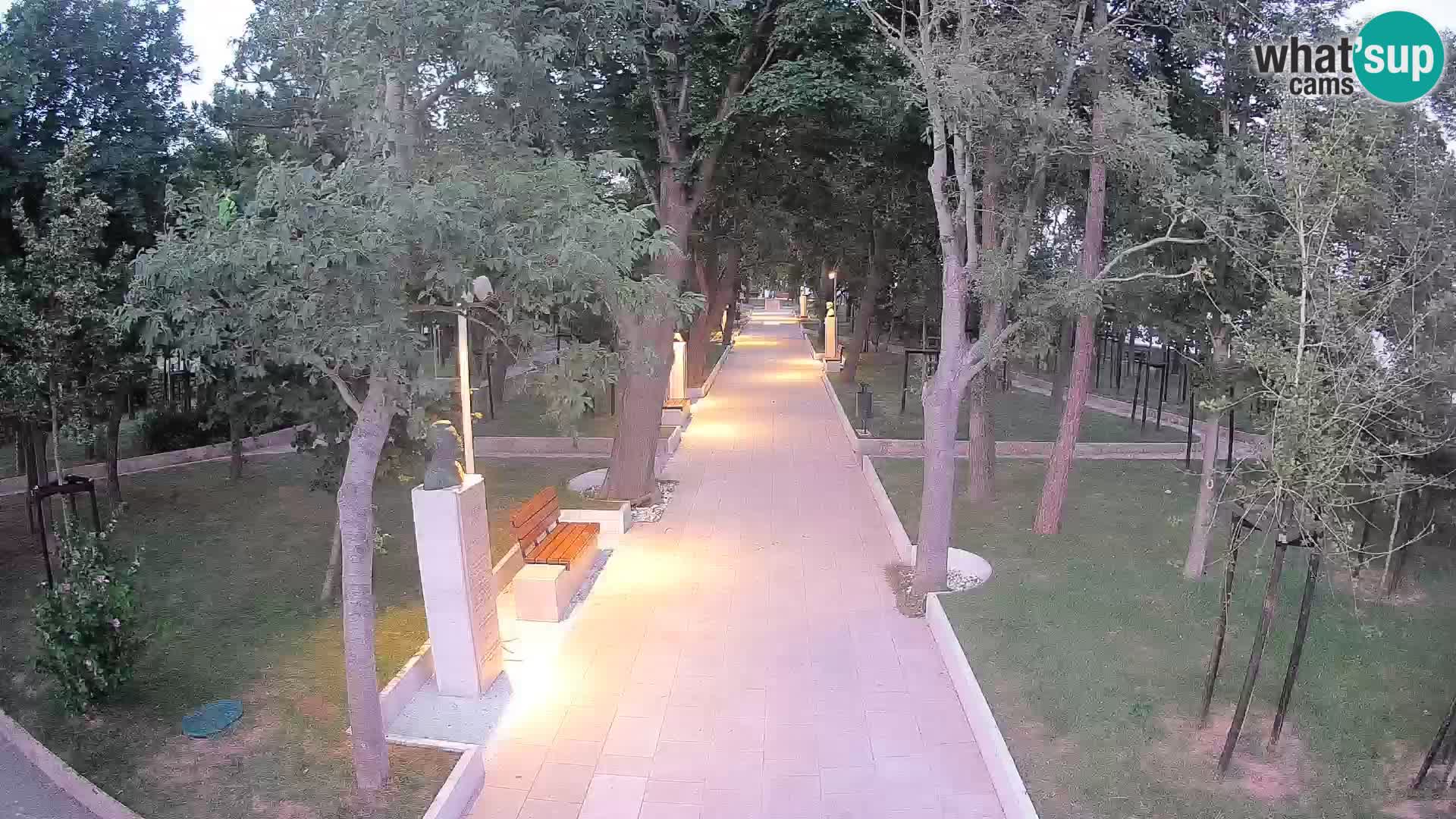 Writers’ Park Webcam Senj – Live by the Sea