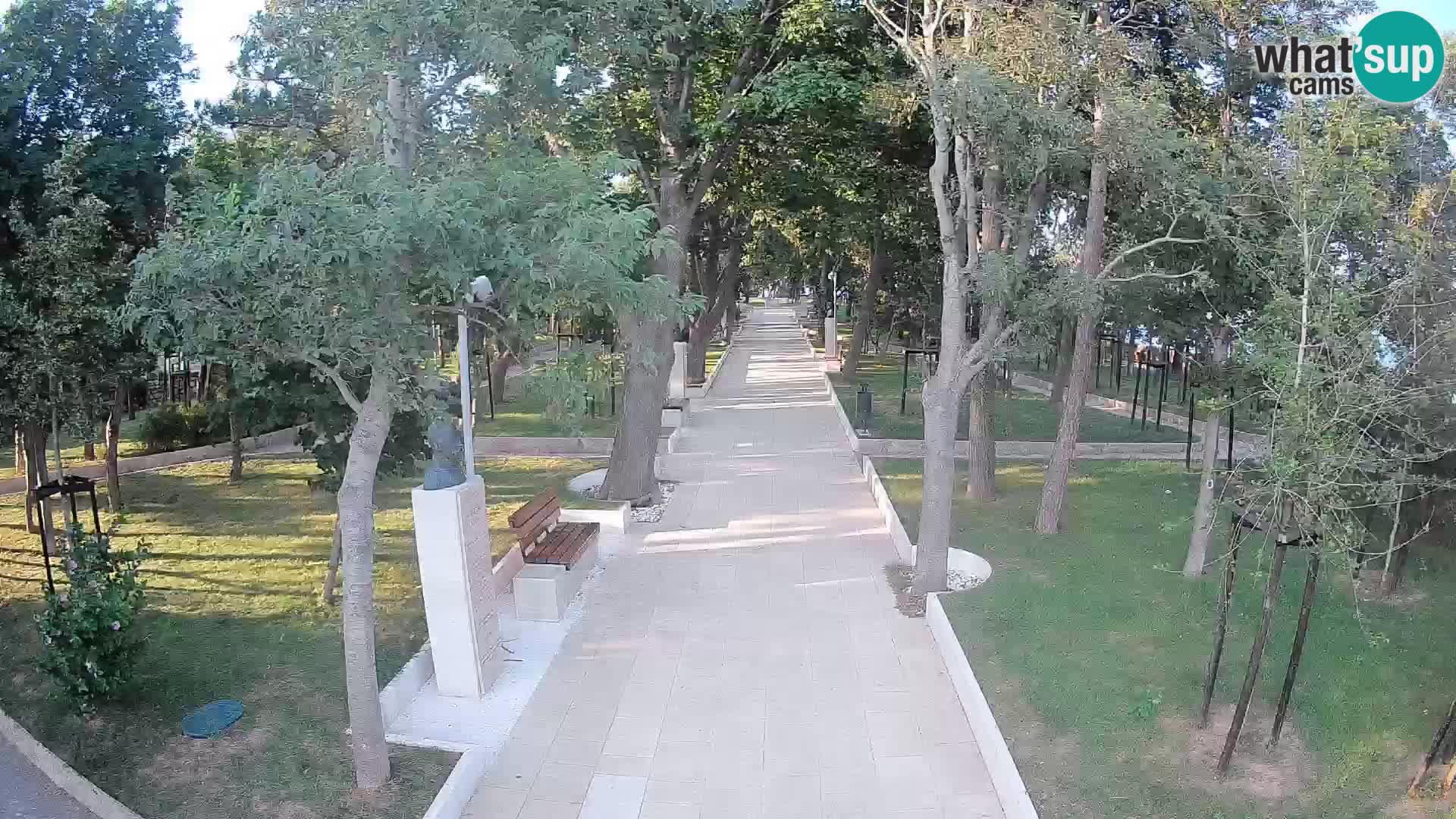 Writers’ Park Webcam Senj – Live by the Sea