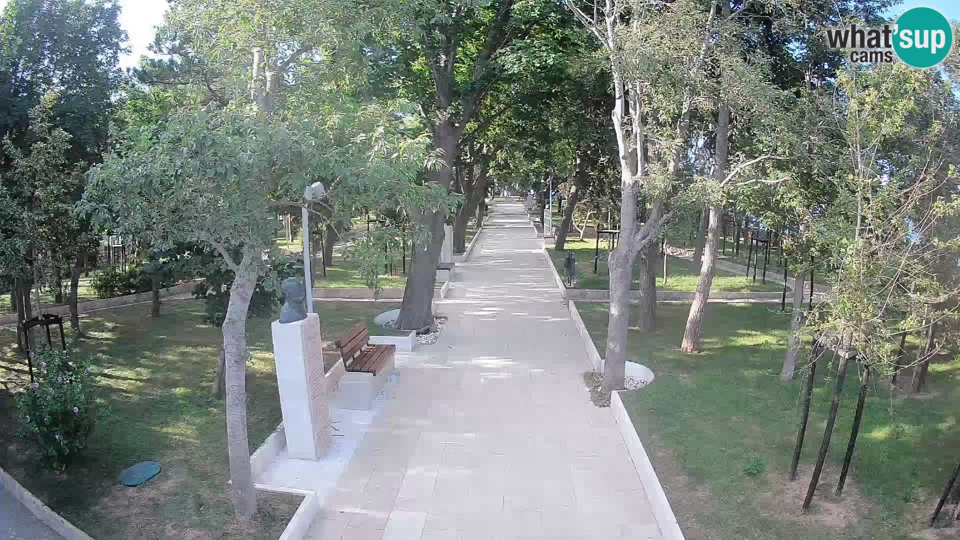 Writers’ Park Webcam Senj – Live by the Sea