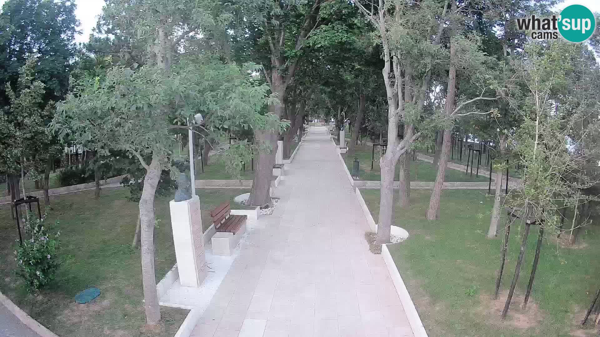 Writers’ Park Webcam Senj – Live by the Sea