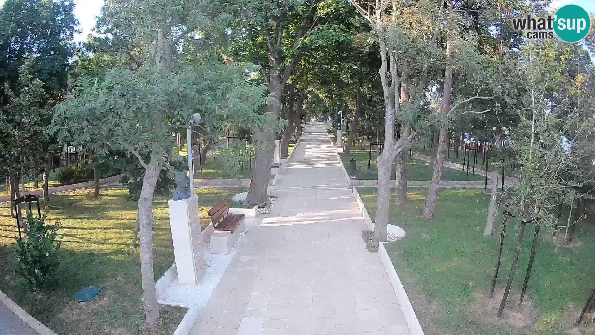 Writers’ Park Webcam Senj – Live by the Sea