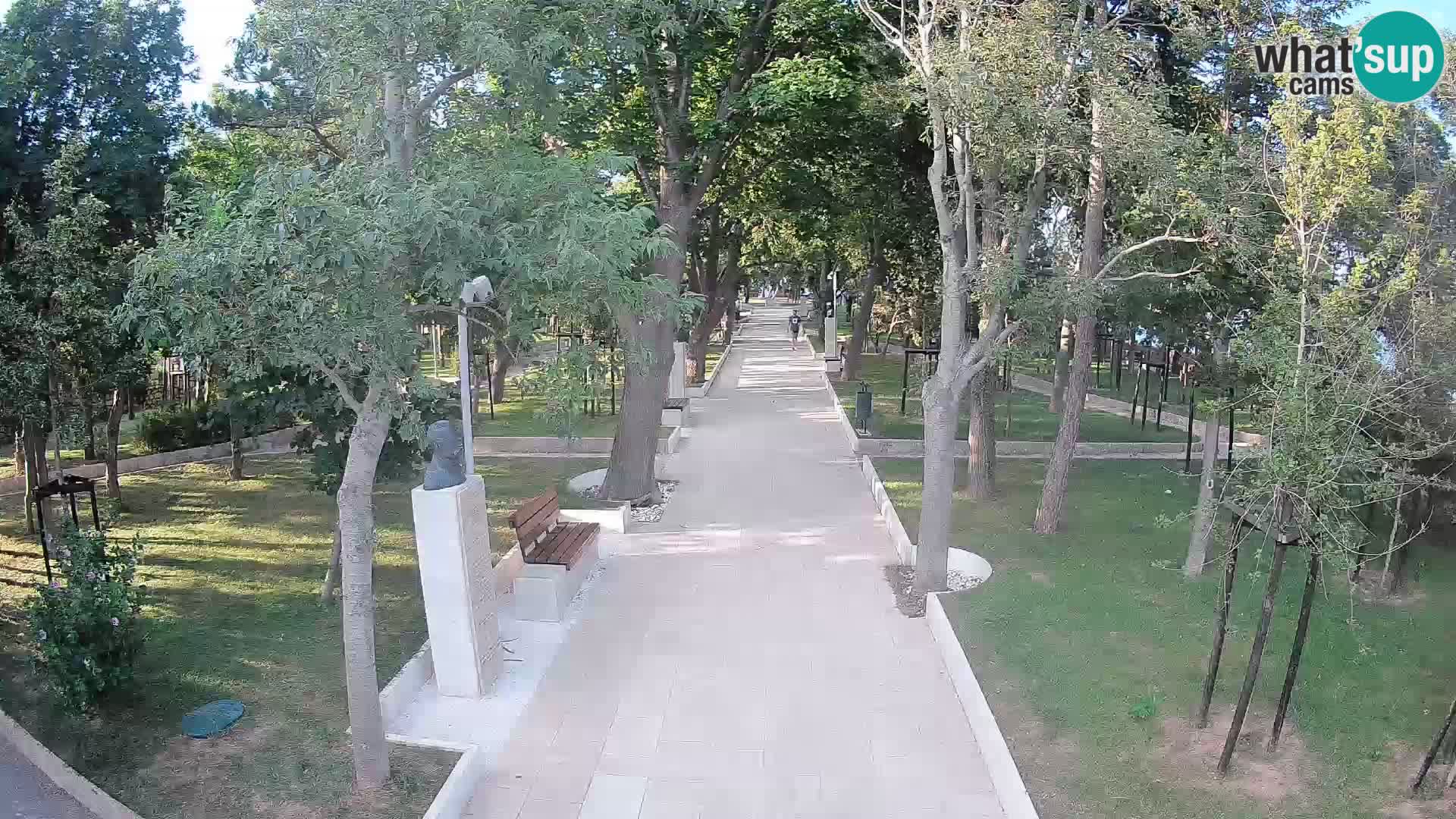 Writers’ Park Webcam Senj – Live by the Sea