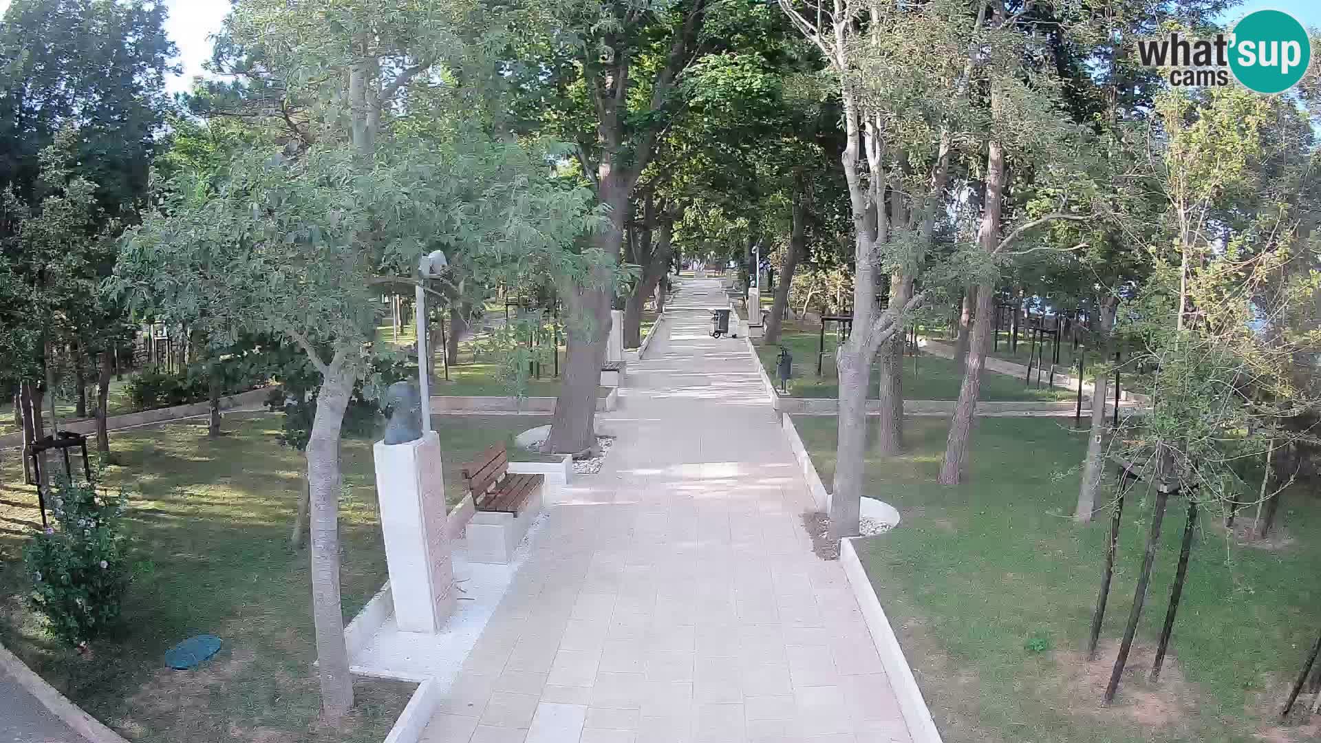 Writers’ Park Webcam Senj – Live by the Sea