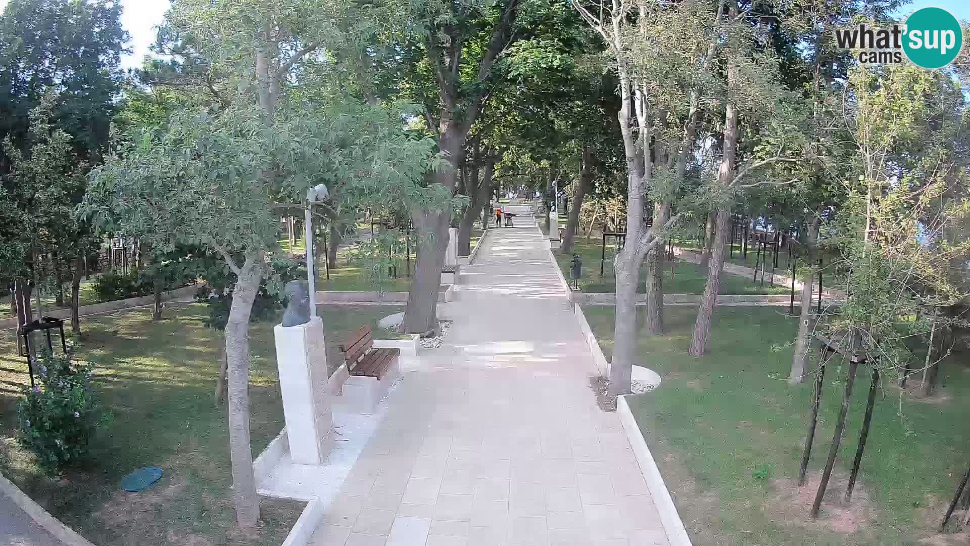Webcam Schriftstellerpark Senj – Live am Meer