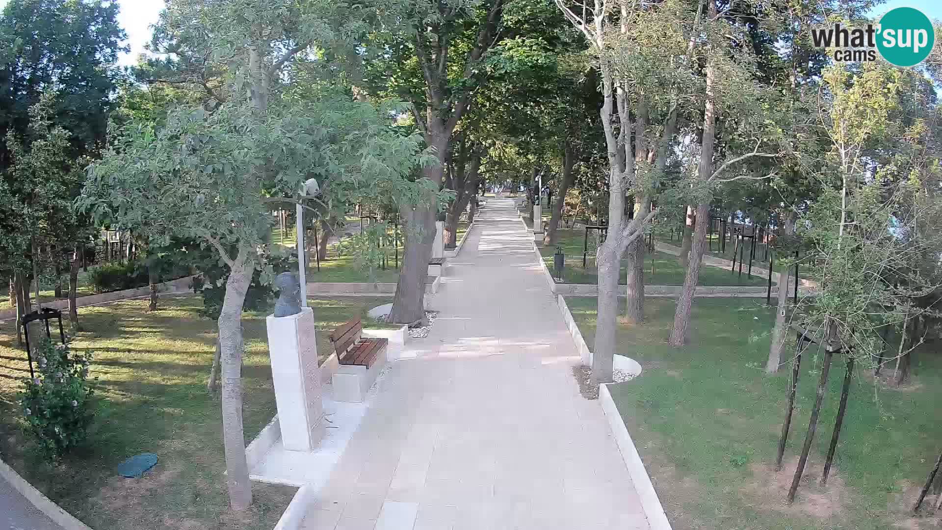 Writers’ Park Webcam Senj – Live by the Sea