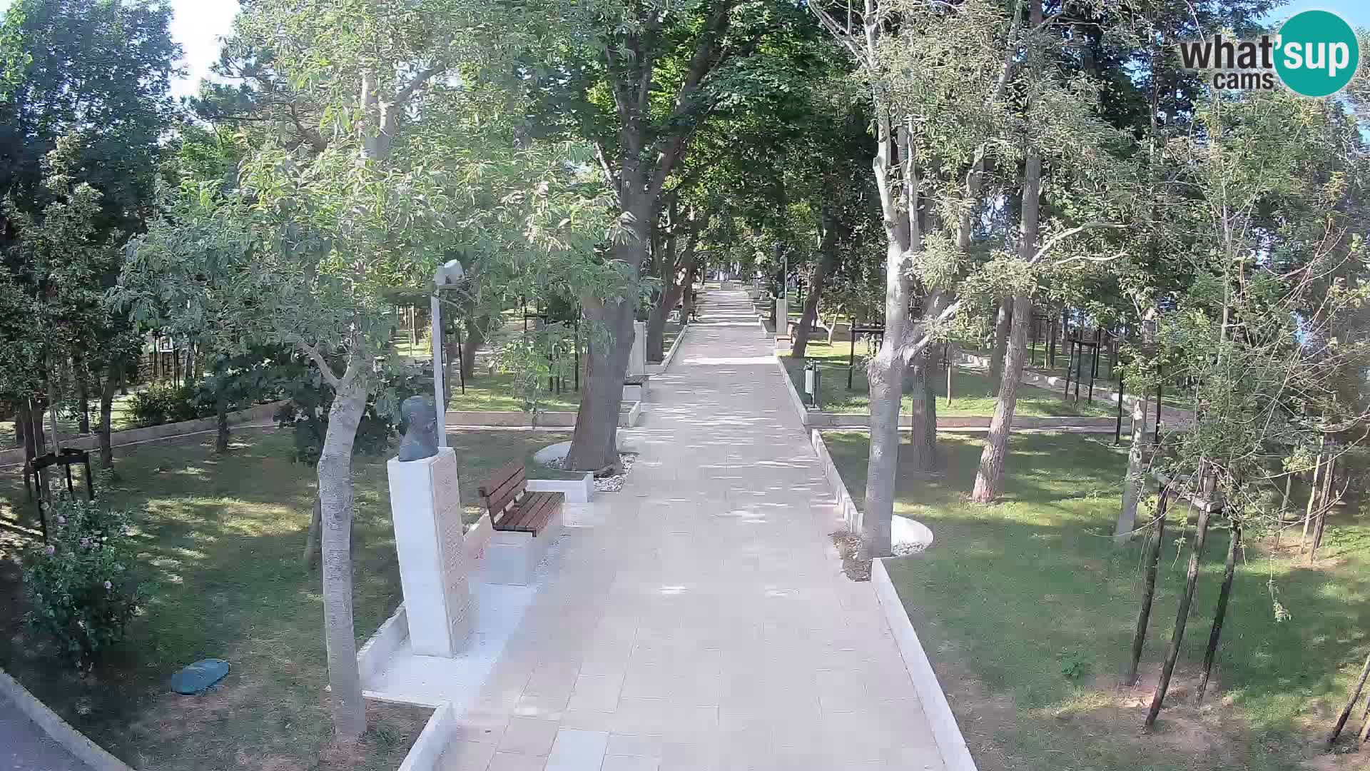Writers’ Park Webcam Senj – Live by the Sea