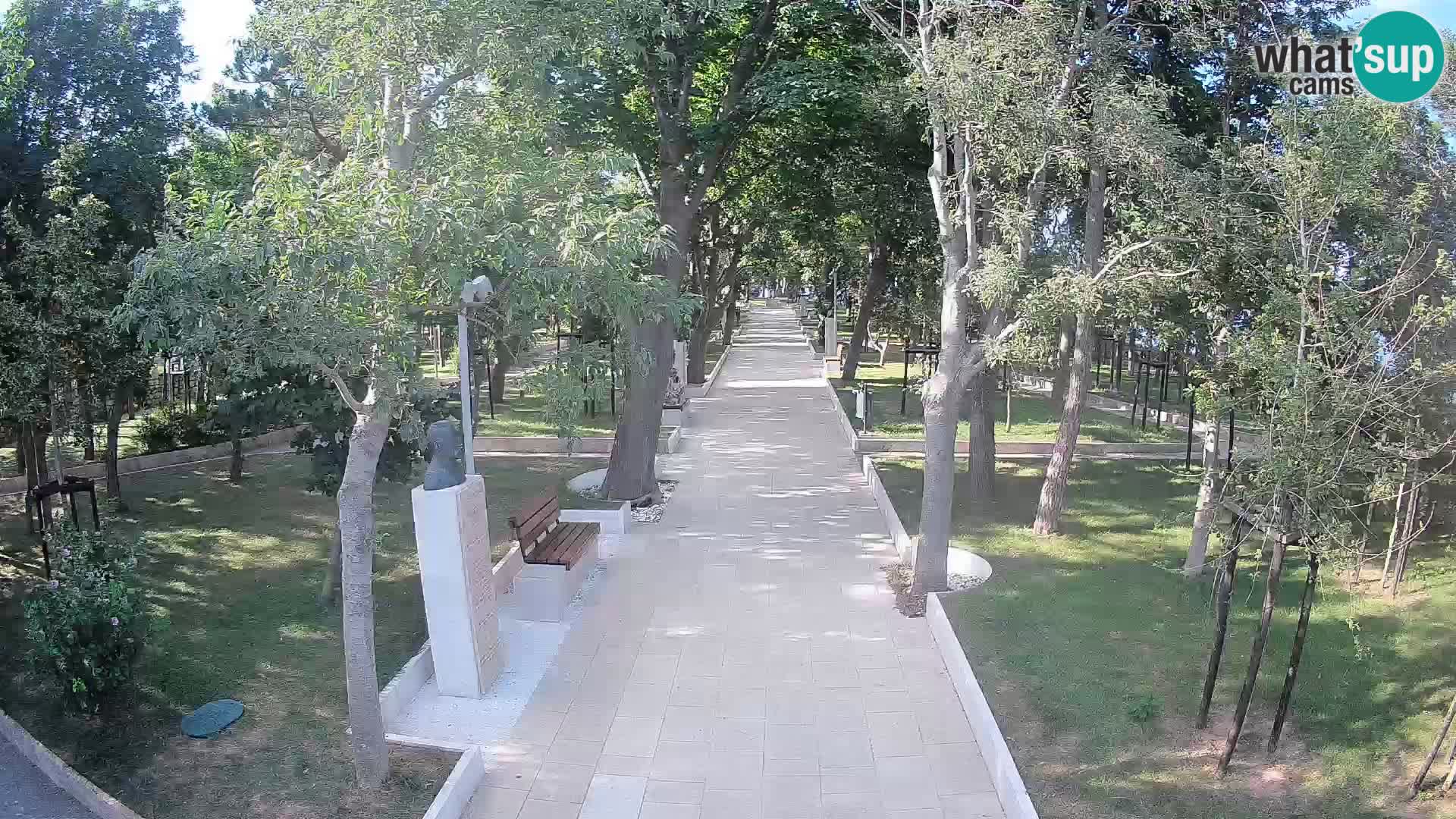 Writers’ Park Webcam Senj – Live by the Sea