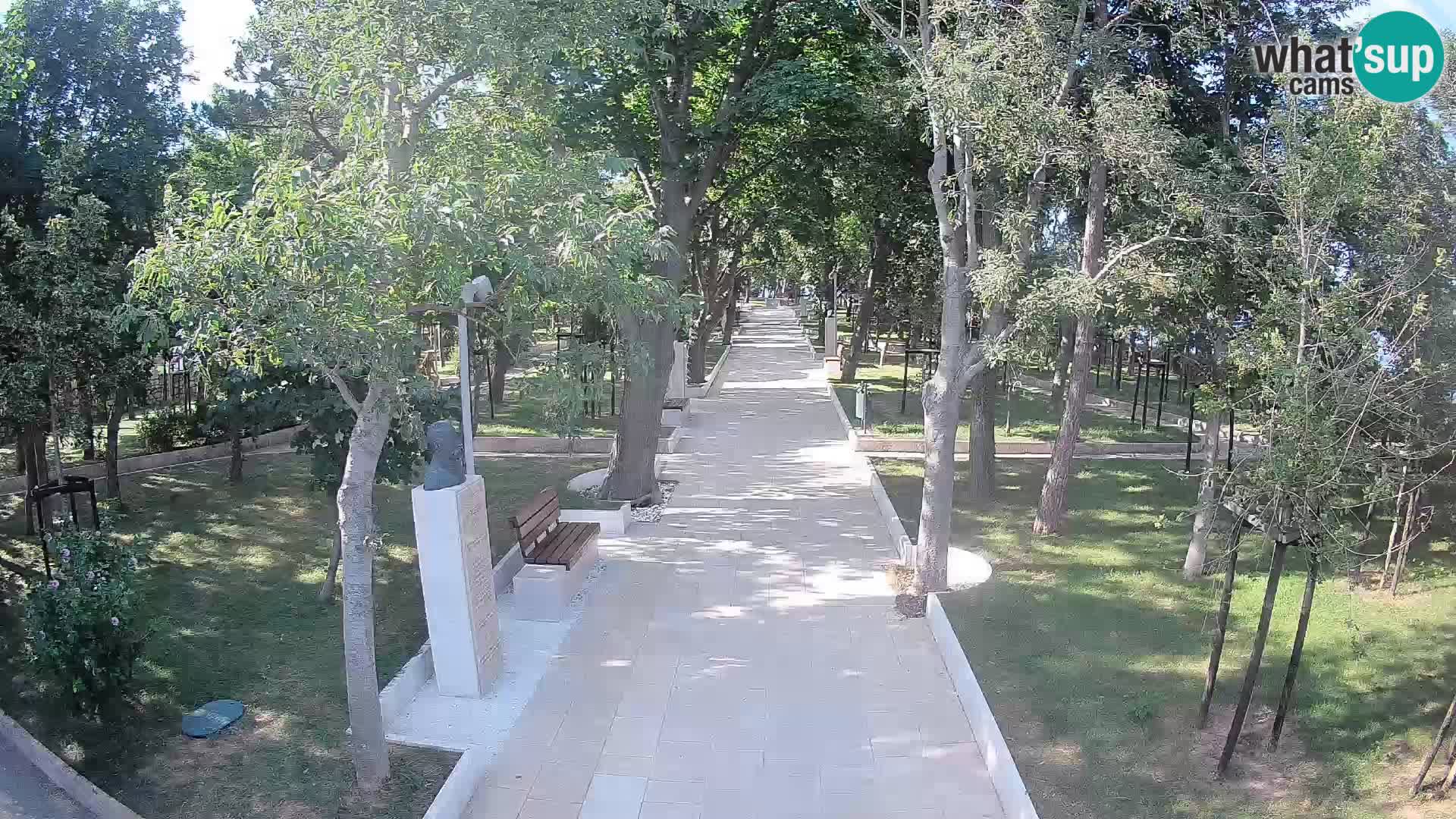Writers’ Park Webcam Senj – Live by the Sea