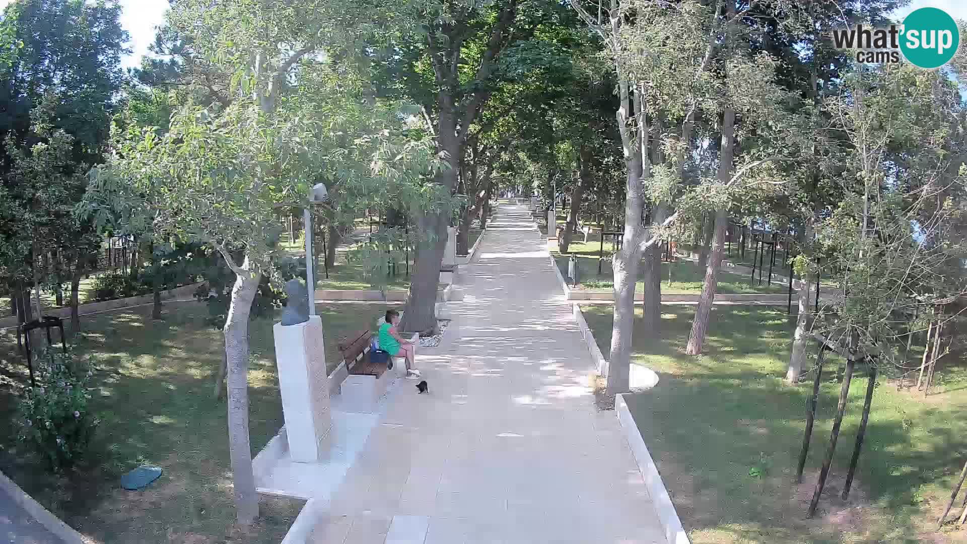 Writers’ Park Webcam Senj – Live by the Sea