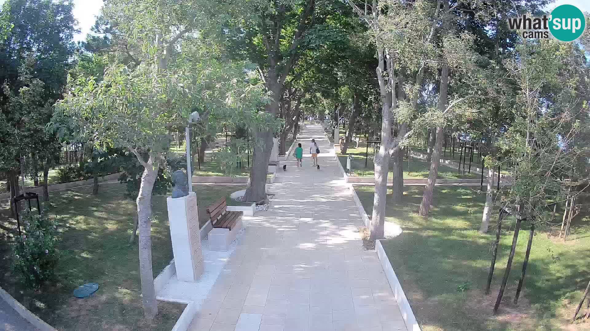 Webcam Schriftstellerpark Senj – Live am Meer