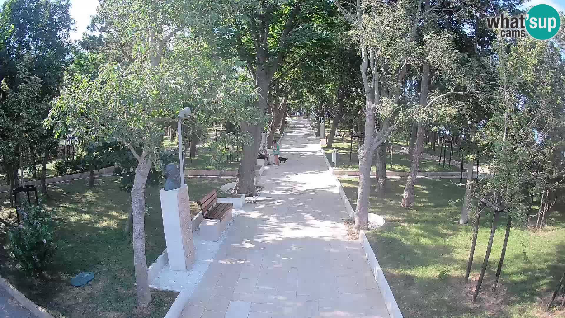 Writers’ Park Webcam Senj – Live by the Sea