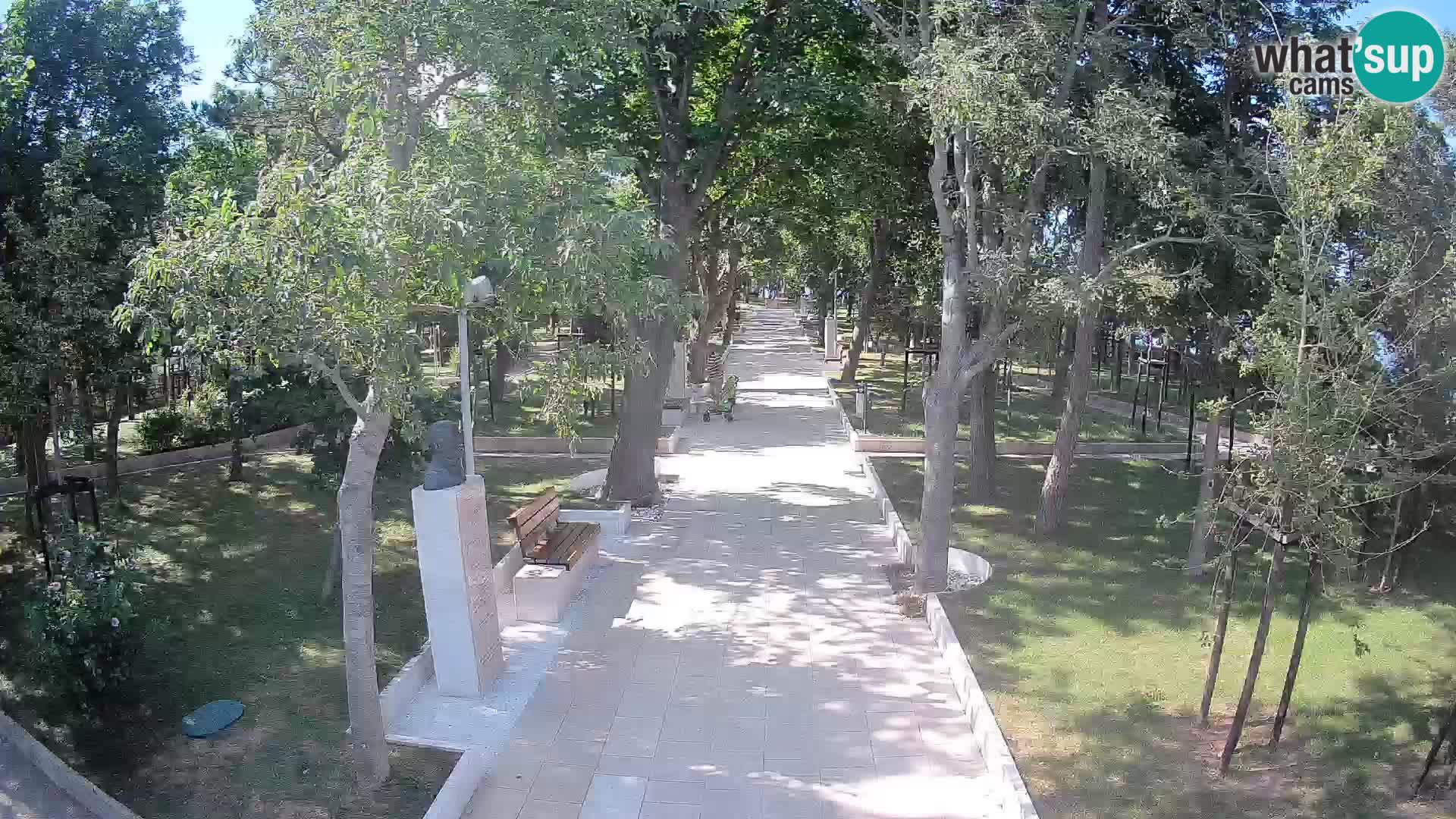 Webcam Schriftstellerpark Senj – Live am Meer