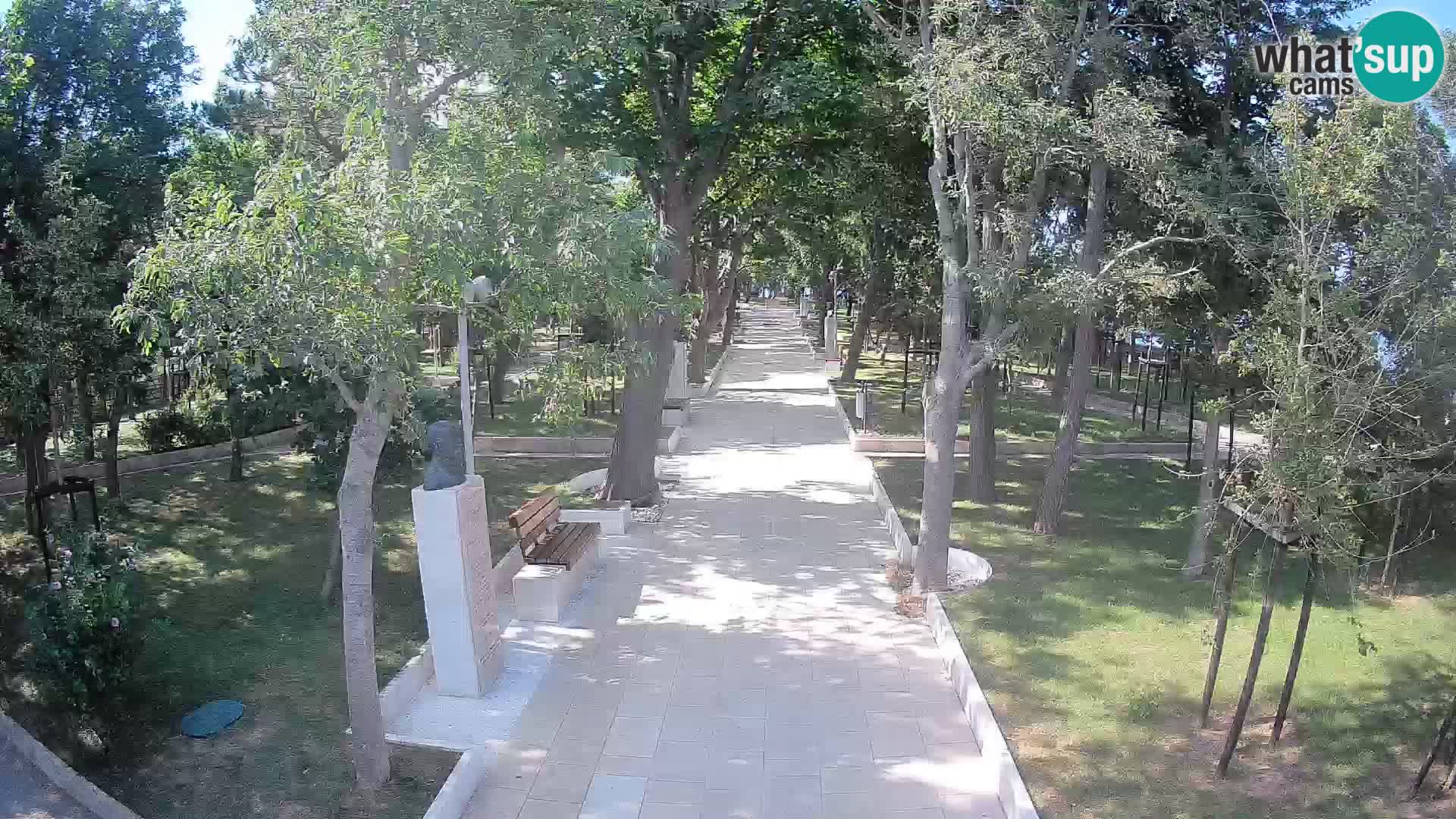 Webcam Schriftstellerpark Senj – Live am Meer