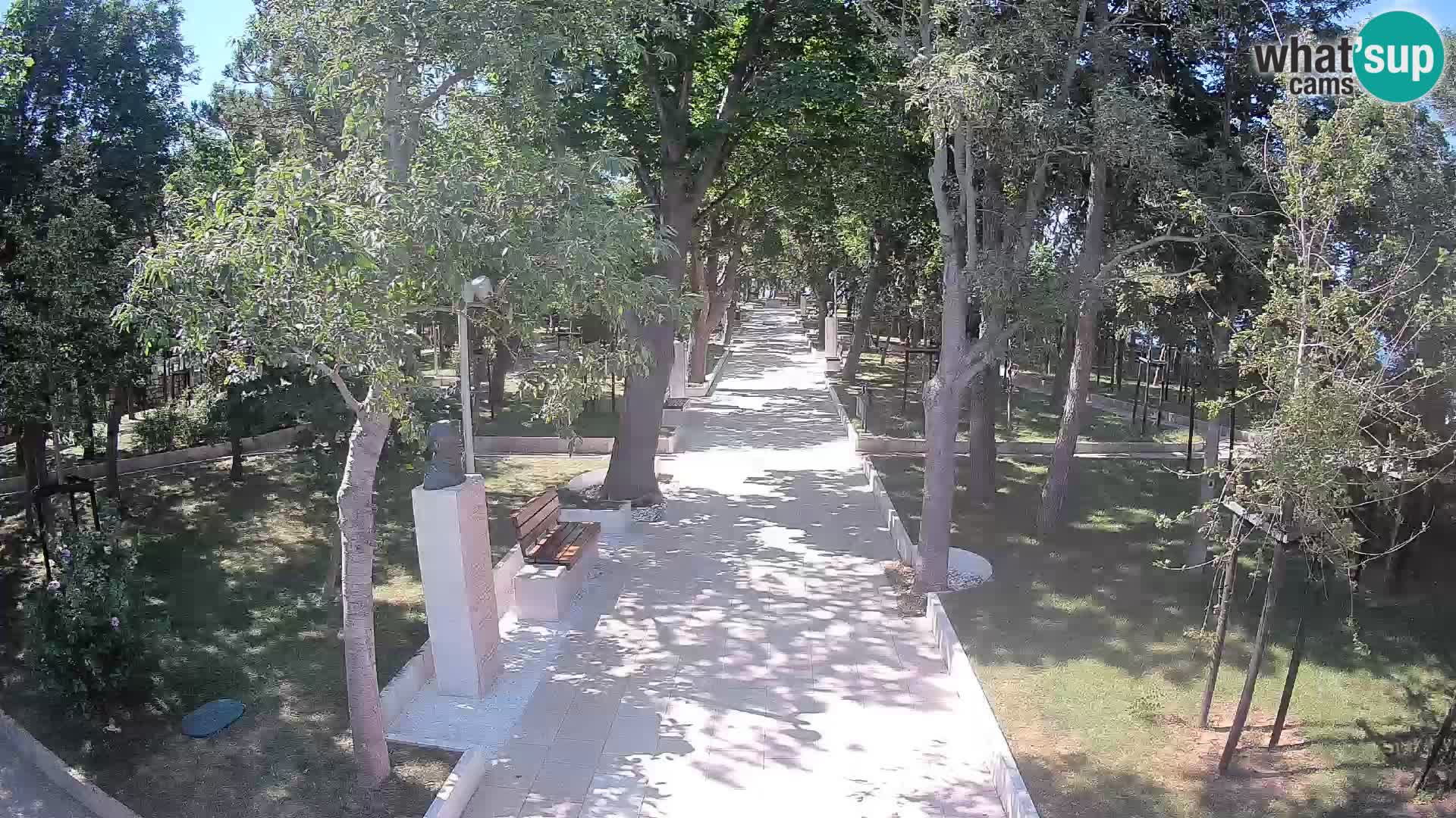 Writers’ Park Webcam Senj – Live by the Sea