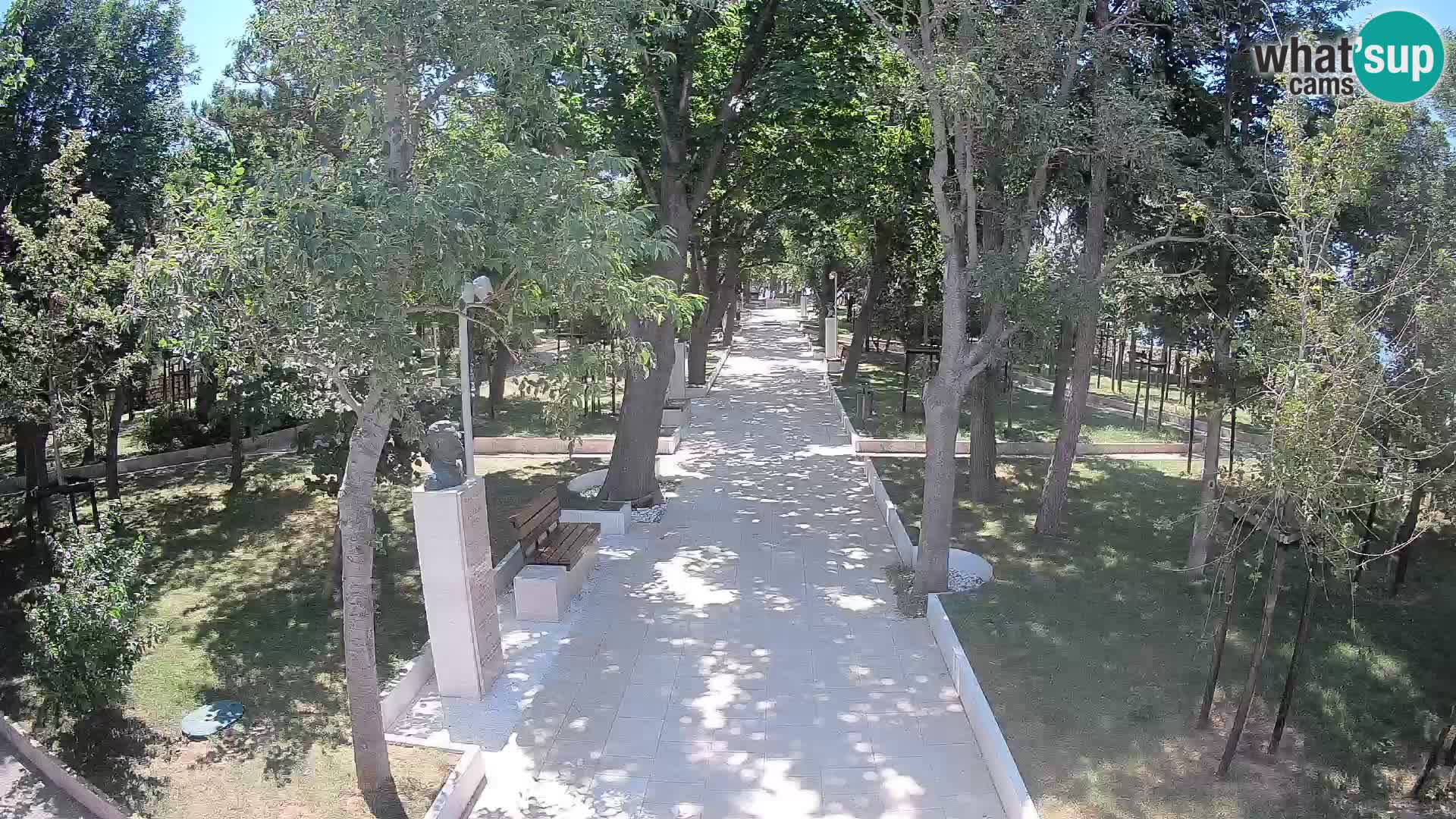 Writers’ Park Webcam Senj – Live by the Sea
