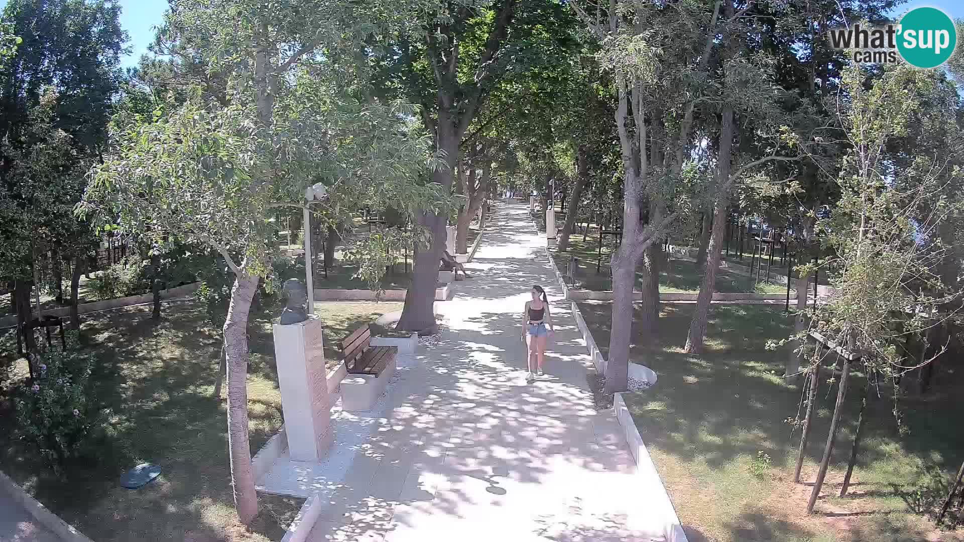 Writers’ Park Webcam Senj – Live by the Sea