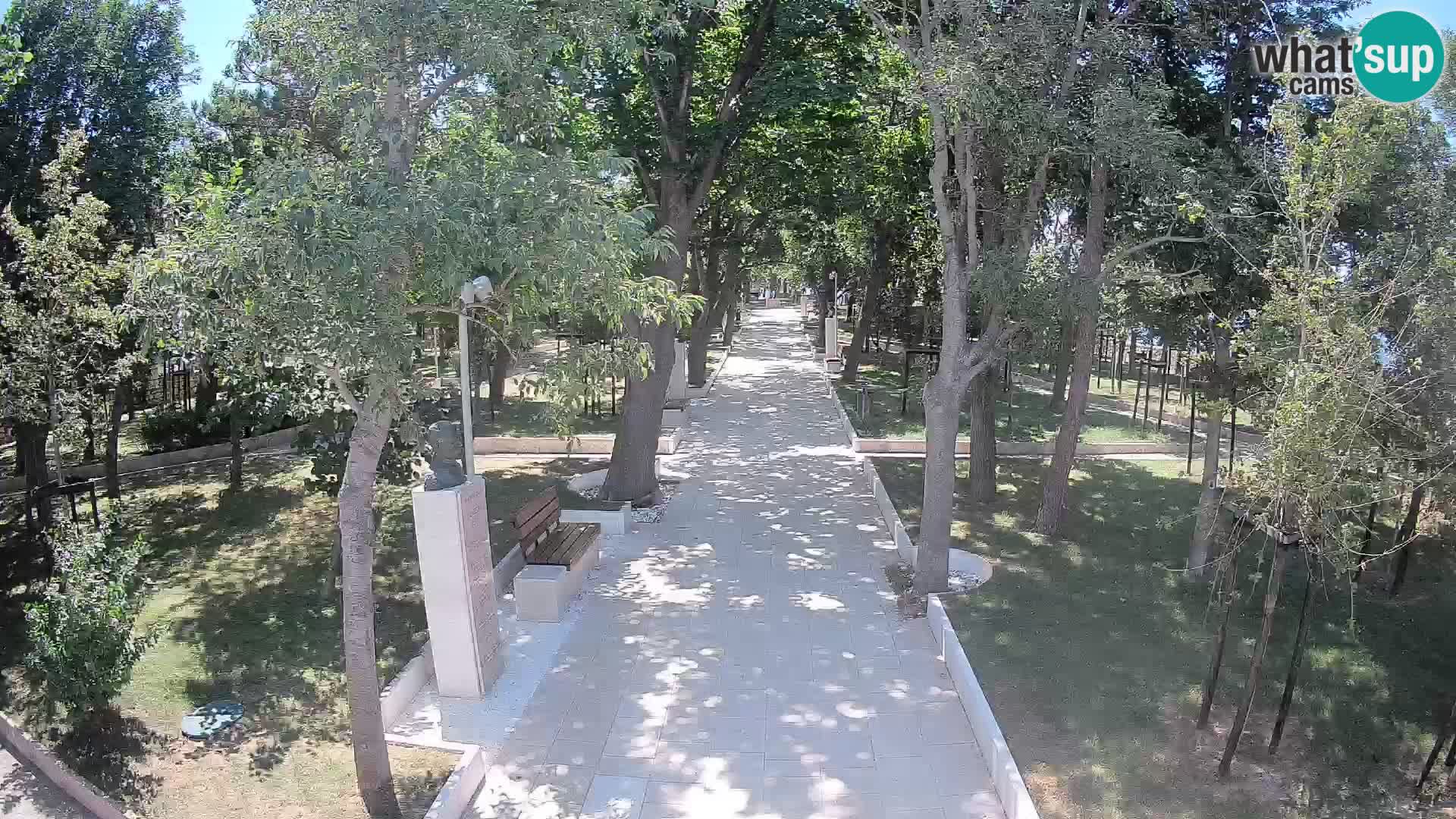 Writers’ Park Webcam Senj – Live by the Sea